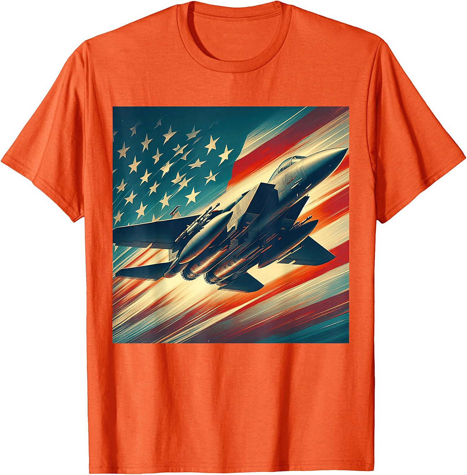 F-15 Fighter Jet T-Shirt | Patriotic Graphic Tee Gift