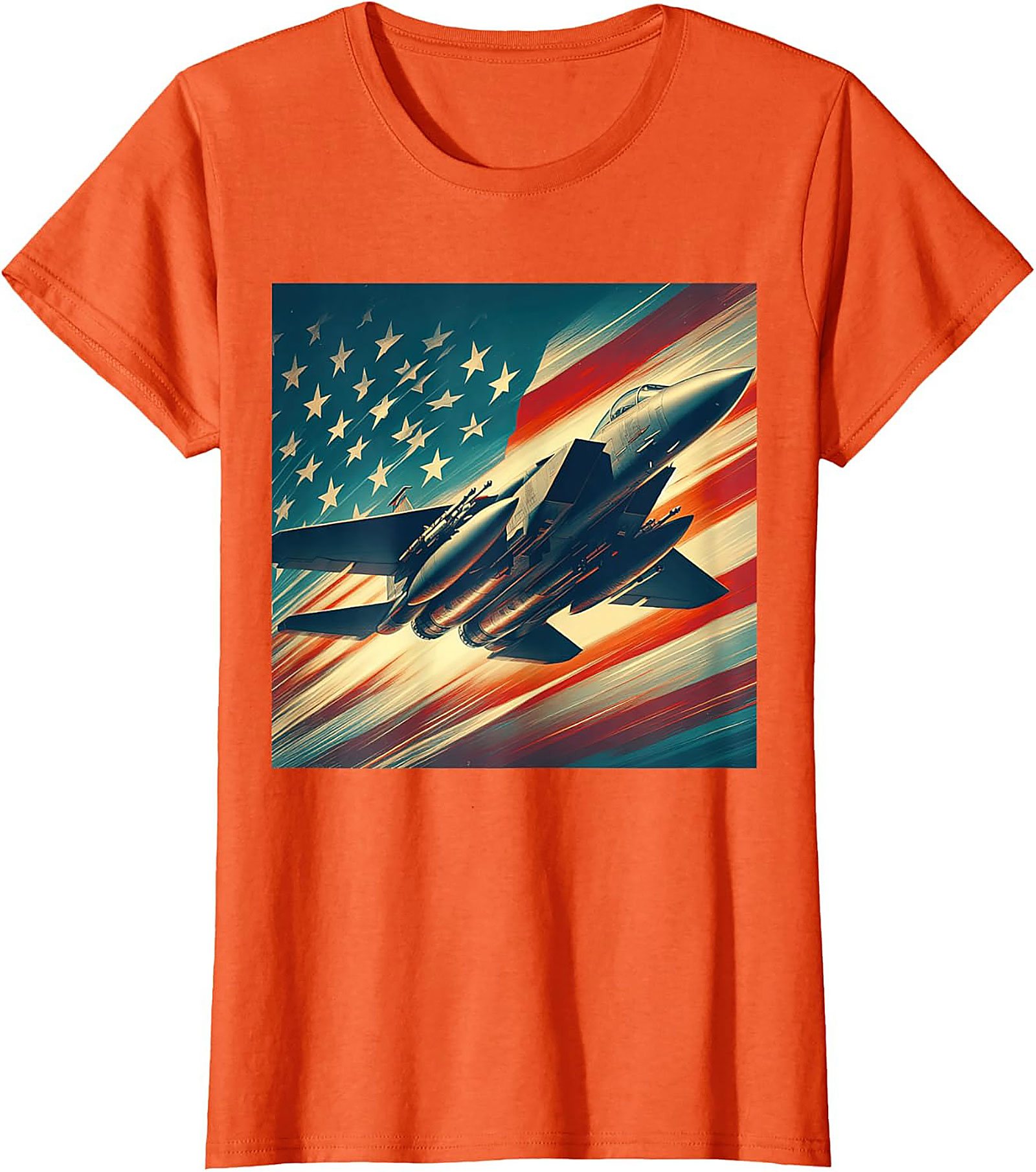F-15 Fighter Jet T-Shirt | Patriotic Graphic Tee Gift