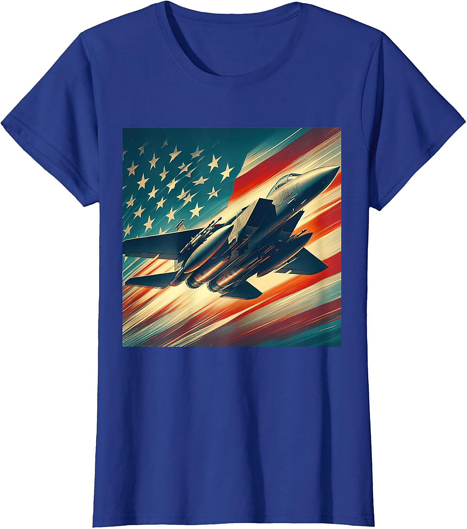 F-15 Fighter Jet T-Shirt | Patriotic Graphic Tee Gift