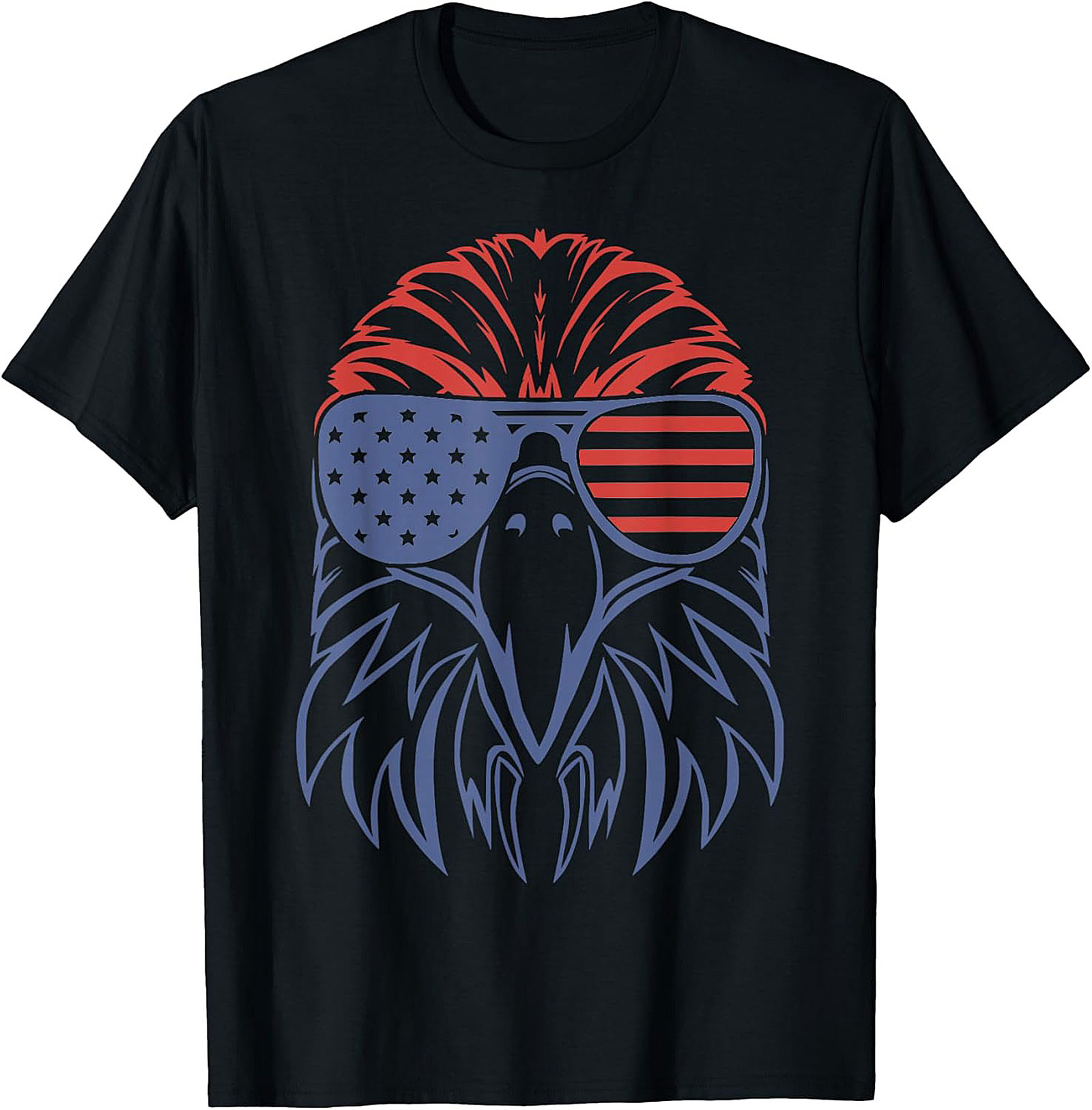 Cool Patriotic Eagle T-Shirt | American Flag Graphic Tee