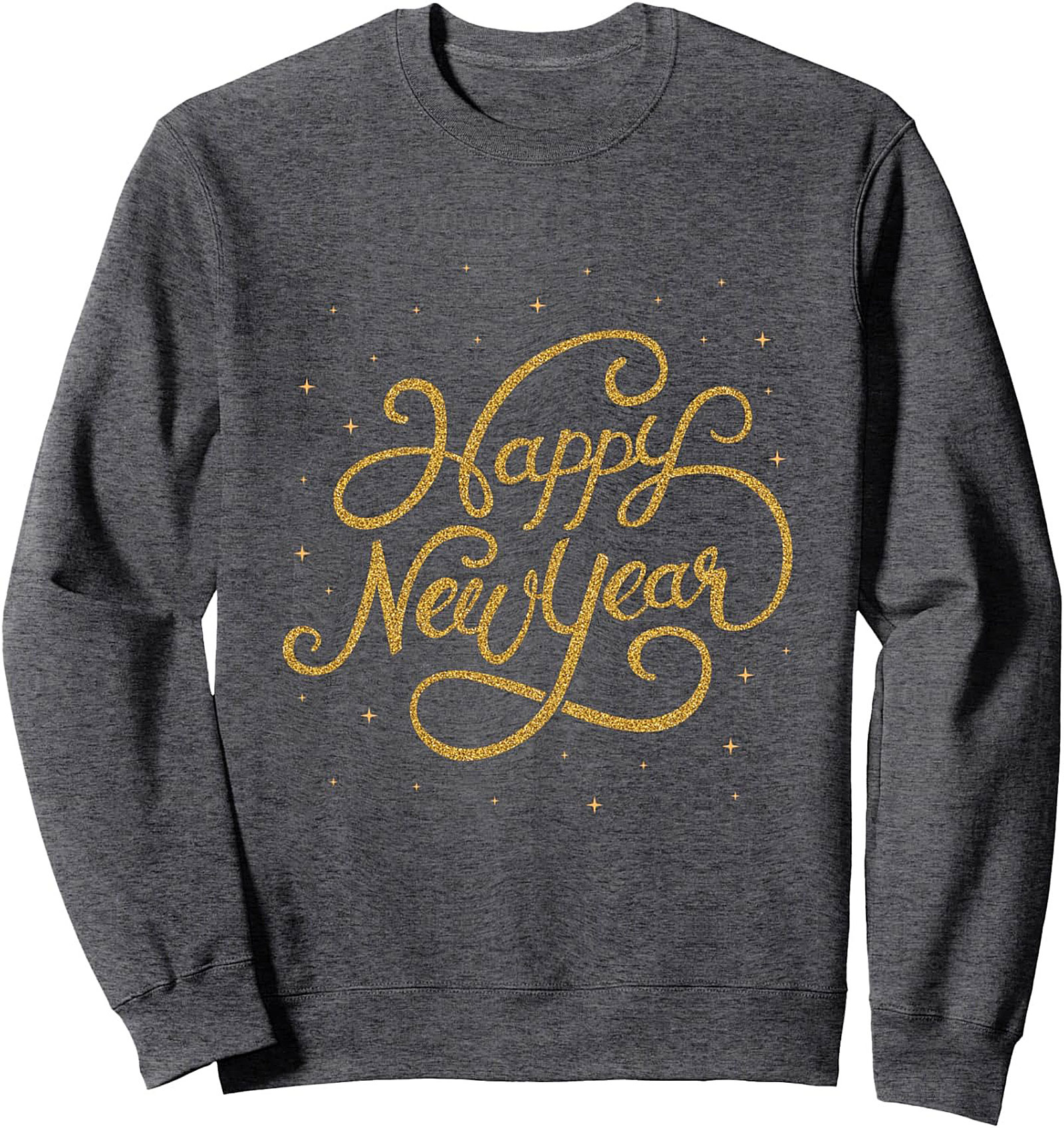 Sparkly Happy New Year Crewneck Sweatshirt Cozy Gift