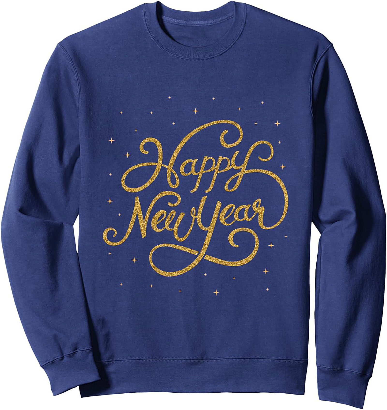 Sparkly Happy New Year Crewneck Sweatshirt Cozy Gift