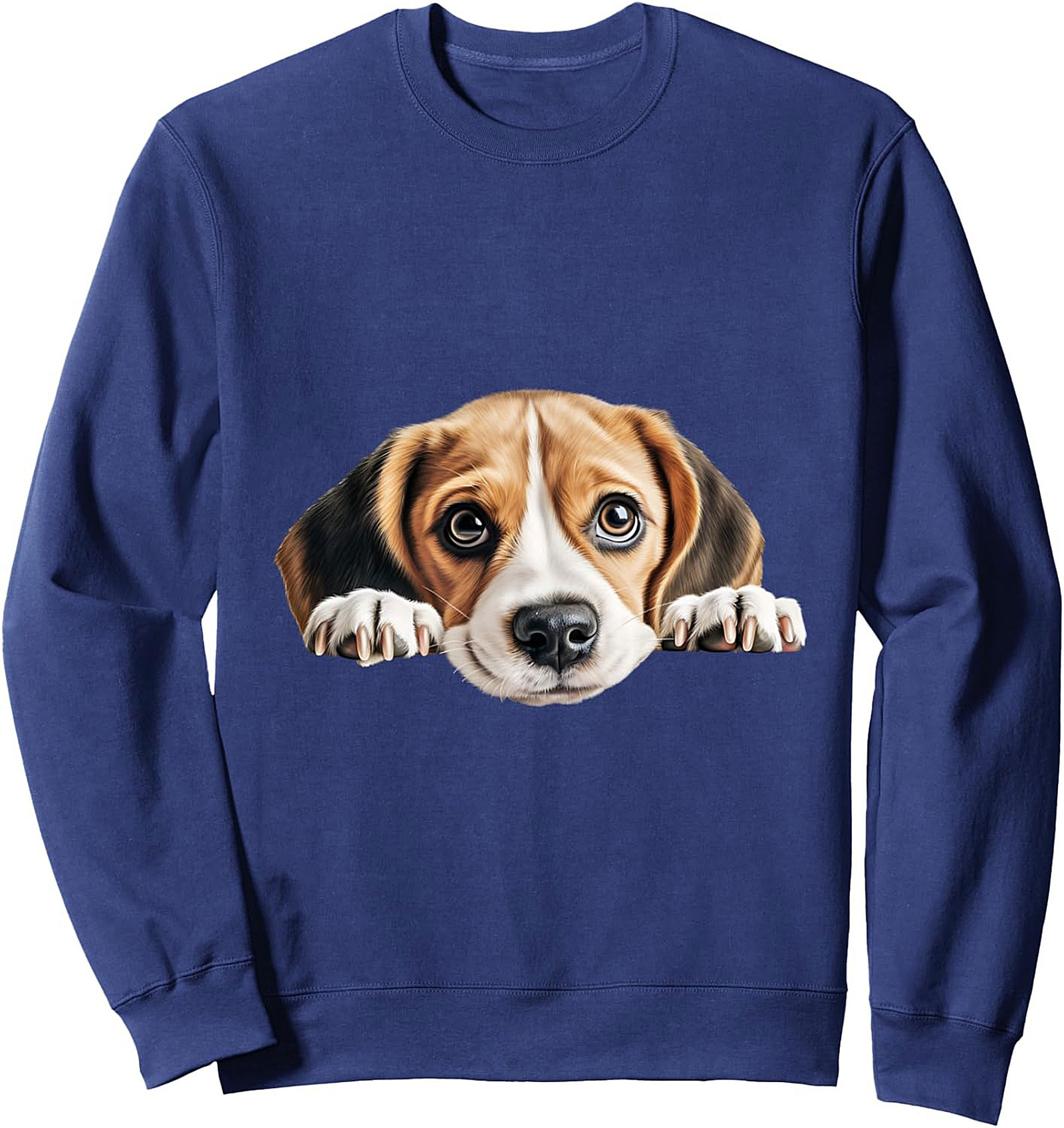 The Adorable Beagle Puppy Eyes Graphic Sweatshirt