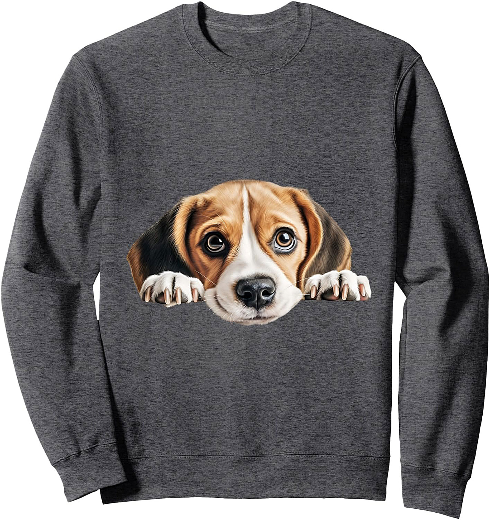 The Adorable Beagle Puppy Eyes Graphic Sweatshirt