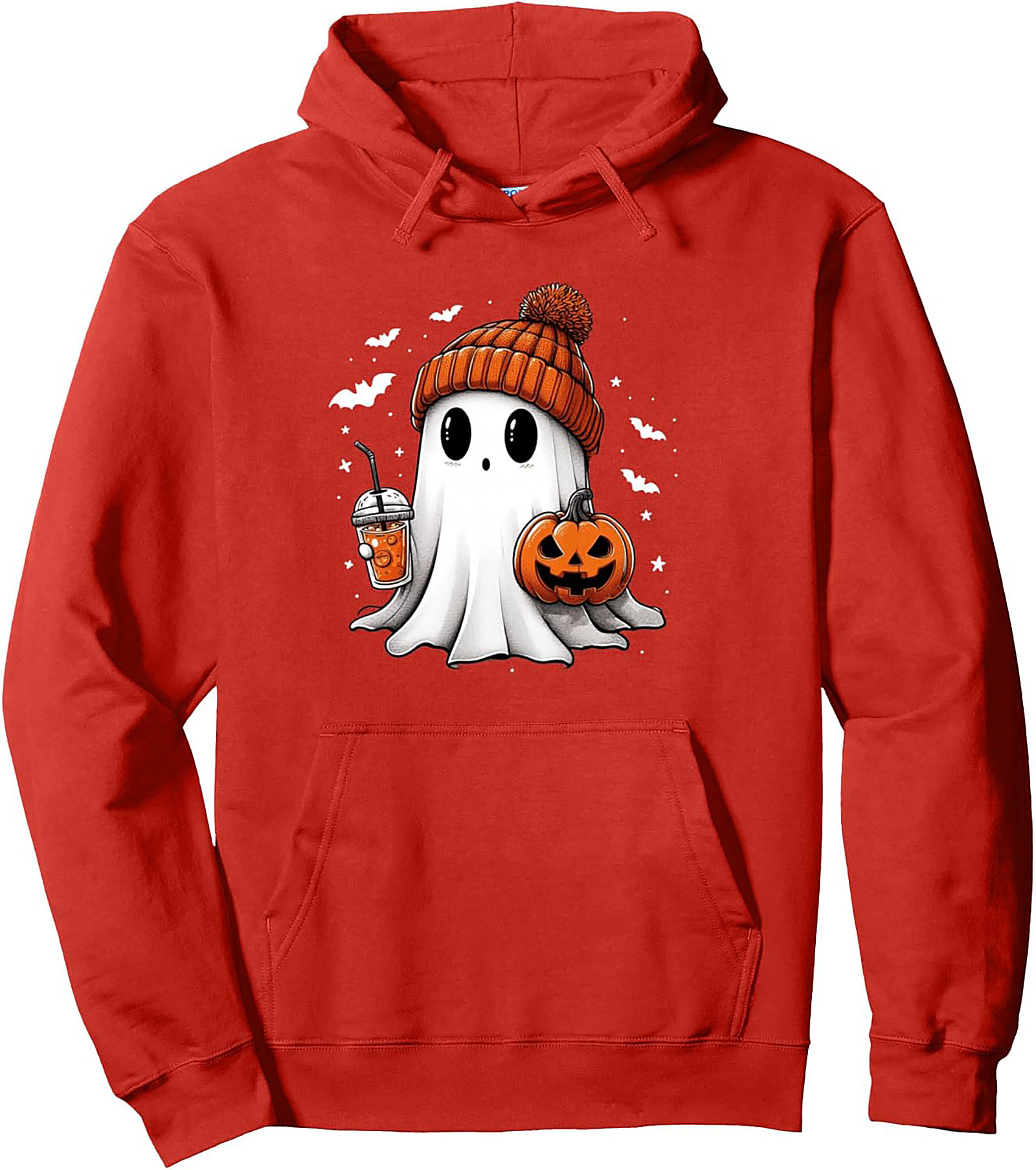 Cute Ghost Halloween Pullover Hoodie | Cozy & Fun Gift