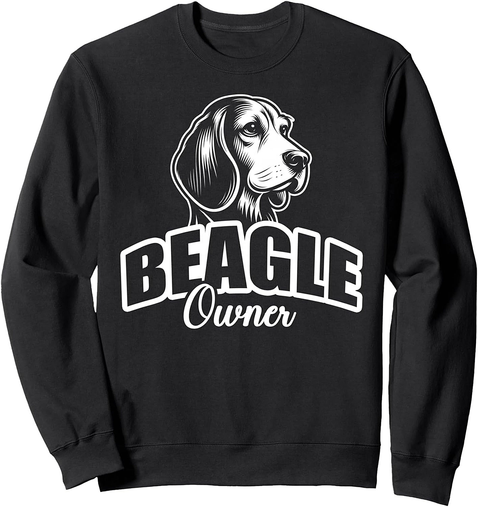 Beagle Owner Crewneck Sweatshirt | Graphic Pullover for Dog Lovers