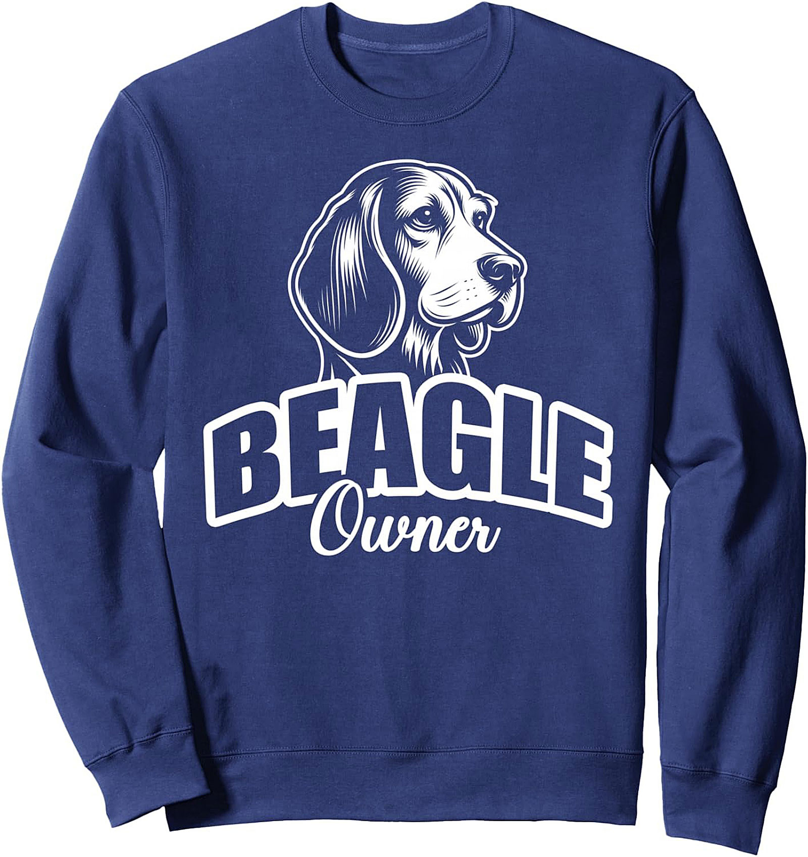 Beagle Owner Crewneck Sweatshirt | Graphic Pullover for Dog Lovers