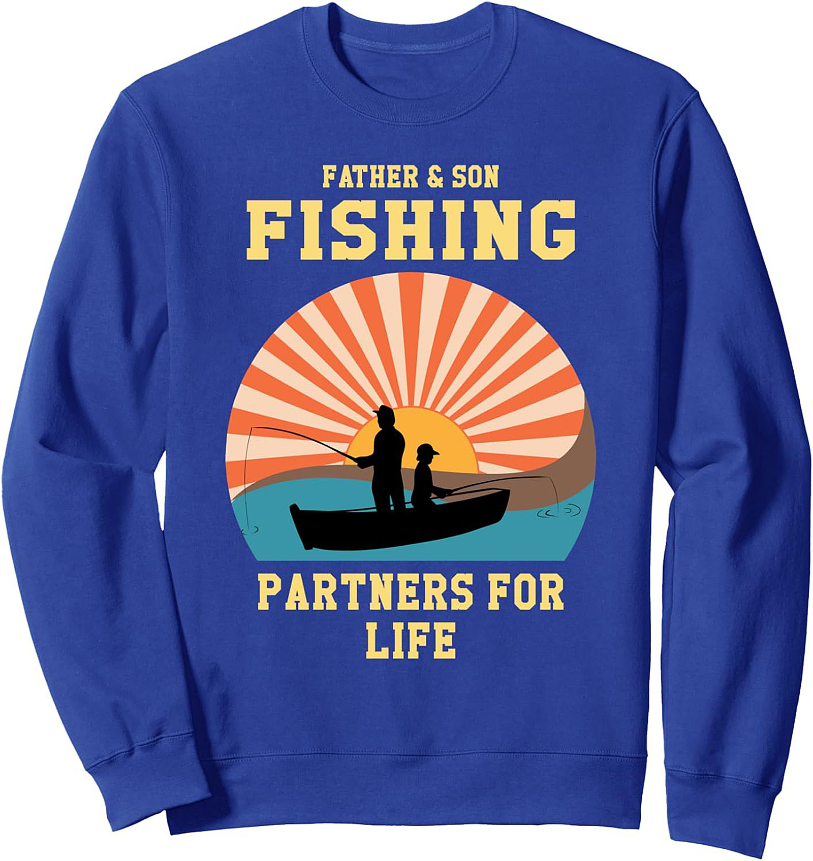 Father & Son Fishing Partners Life Crewneck Sweatshirt