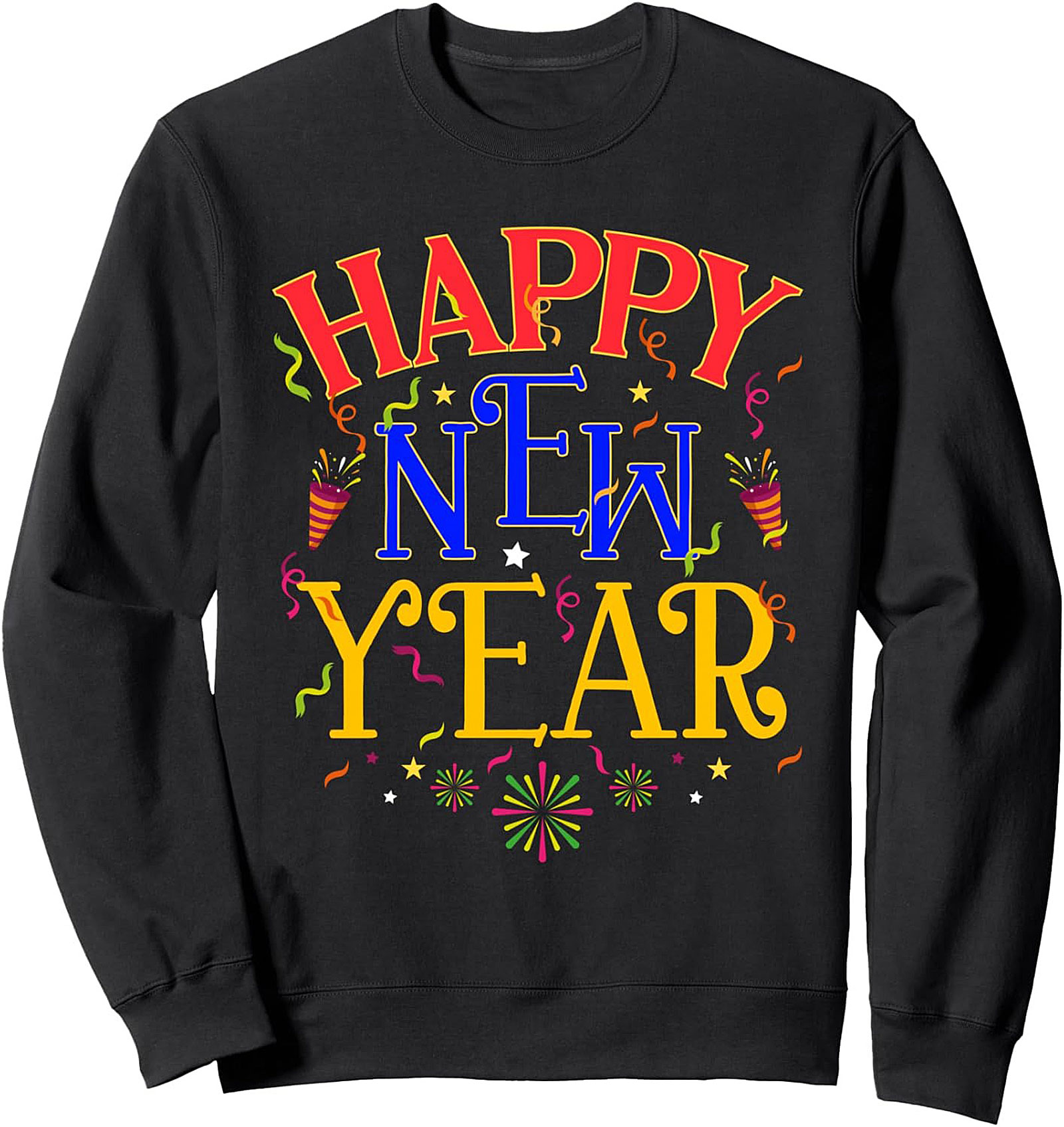 Festive Happy New Year Crewneck Sweatshirt