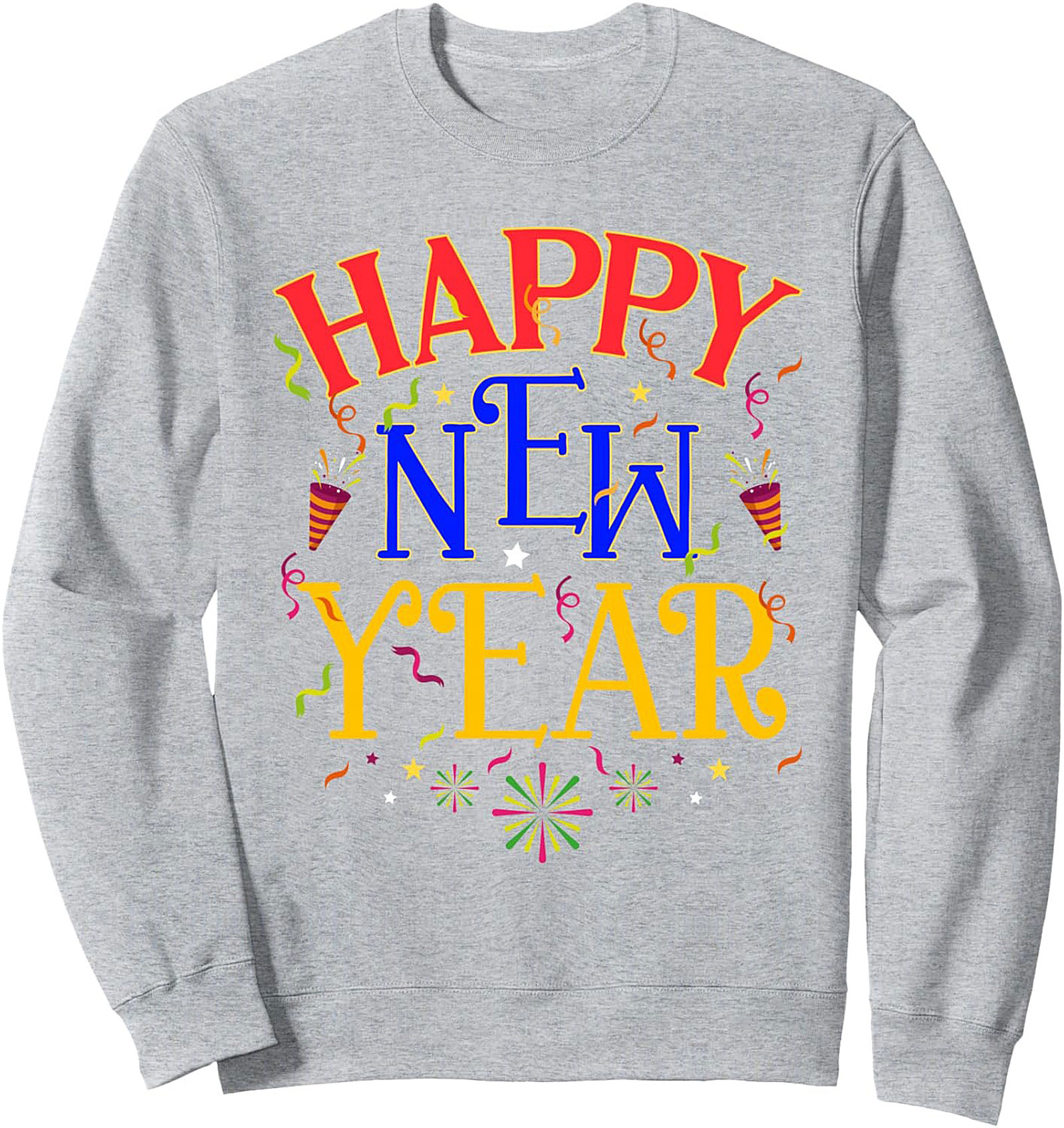 Festive Happy New Year Crewneck Sweatshirt