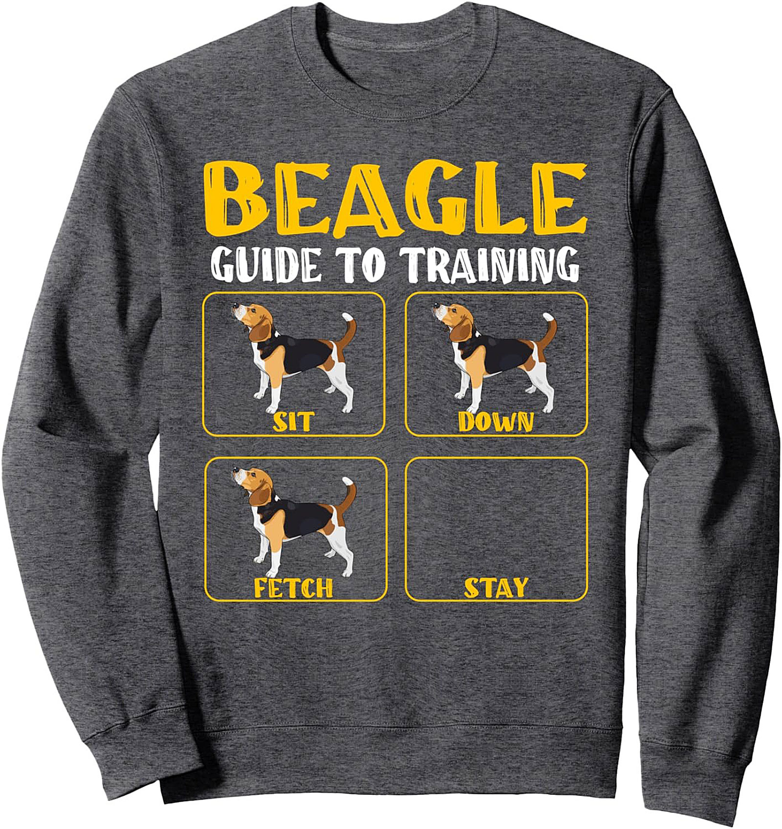 The Funny Beagle Guide to Training Sweatshirt | Ultimate Dog Owner Pullover