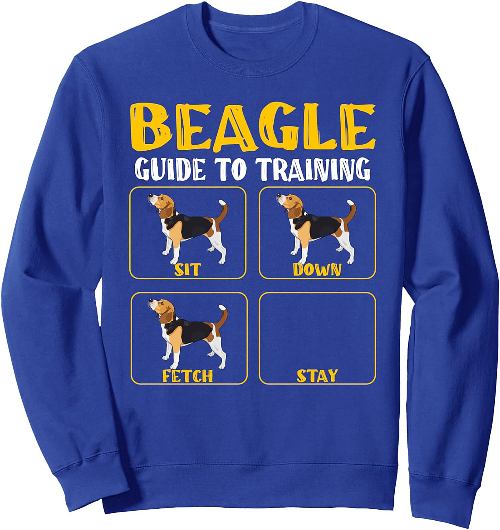 The Funny Beagle Guide to Training Sweatshirt | Ultimate Dog Owner Pullover