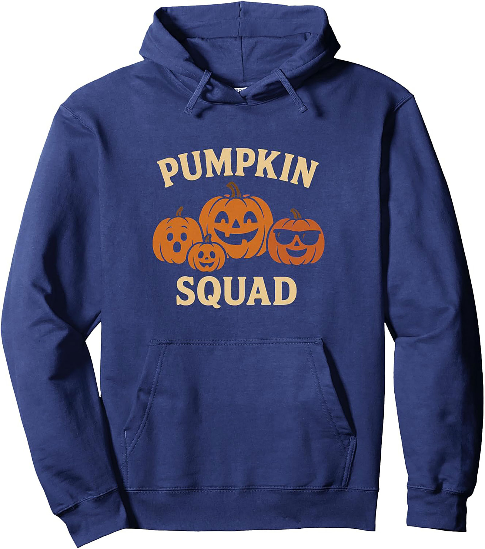 Pumpkin Squad Pullover Hoodie | Cozy Halloween Graphic