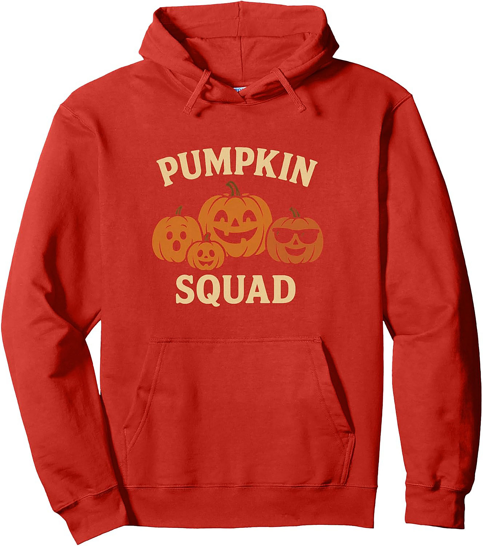 Pumpkin Squad Pullover Hoodie | Cozy Halloween Graphic
