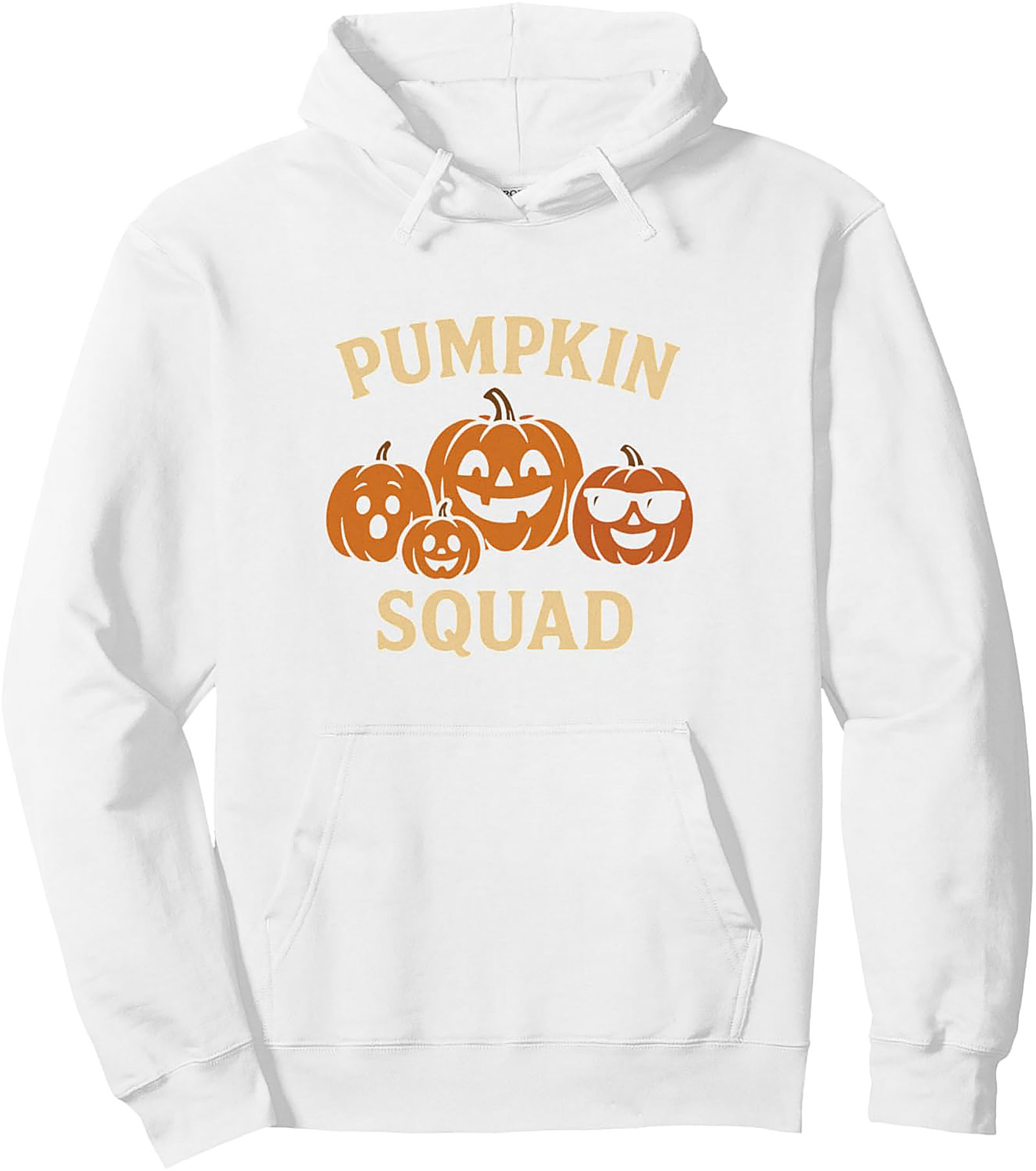 Pumpkin Squad Pullover Hoodie | Cozy Halloween Graphic
