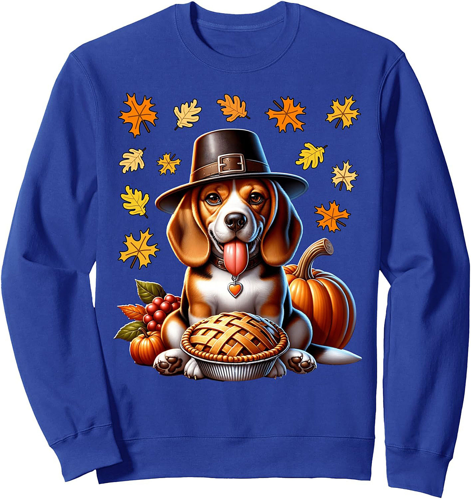 Pilgrim Beagle Thanksgiving Sweatshirt – Cute Dog Lover Crewneck