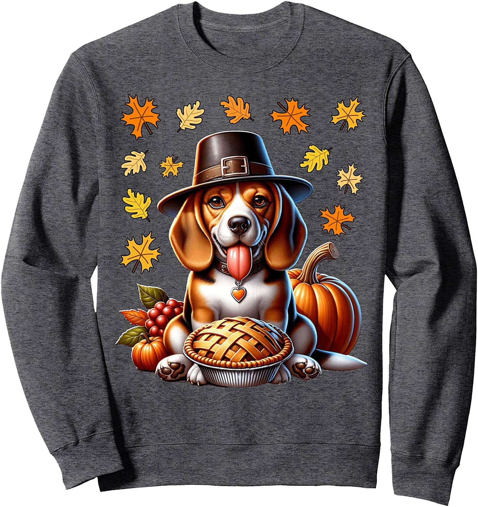 Pilgrim Beagle Thanksgiving Sweatshirt – Cute Dog Lover Crewneck