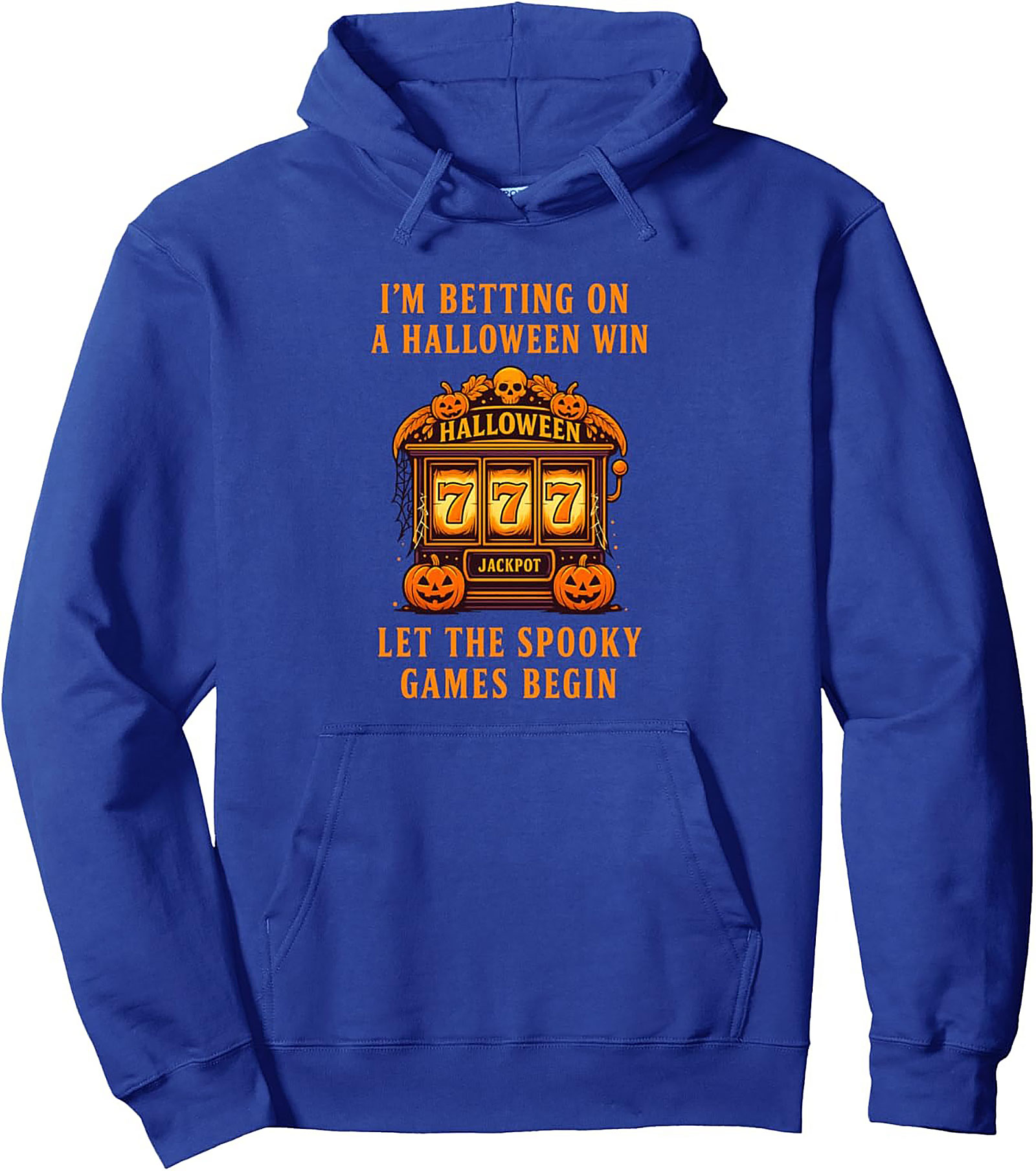 Halloween Slot Machine Hoodie | Spooky 777 Pullover