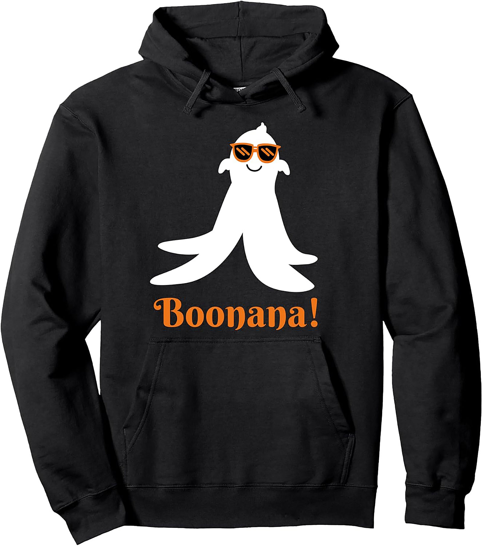 Boonana! Funny Banana Ghost Pullover Hoodie | Halloween Gift