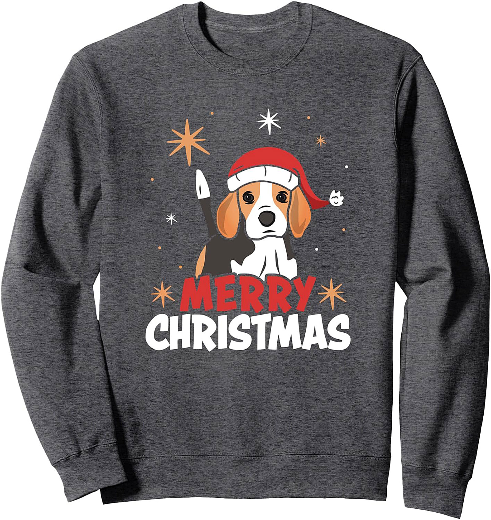 The Merry Beagle Christmas Crewneck Sweatshirt