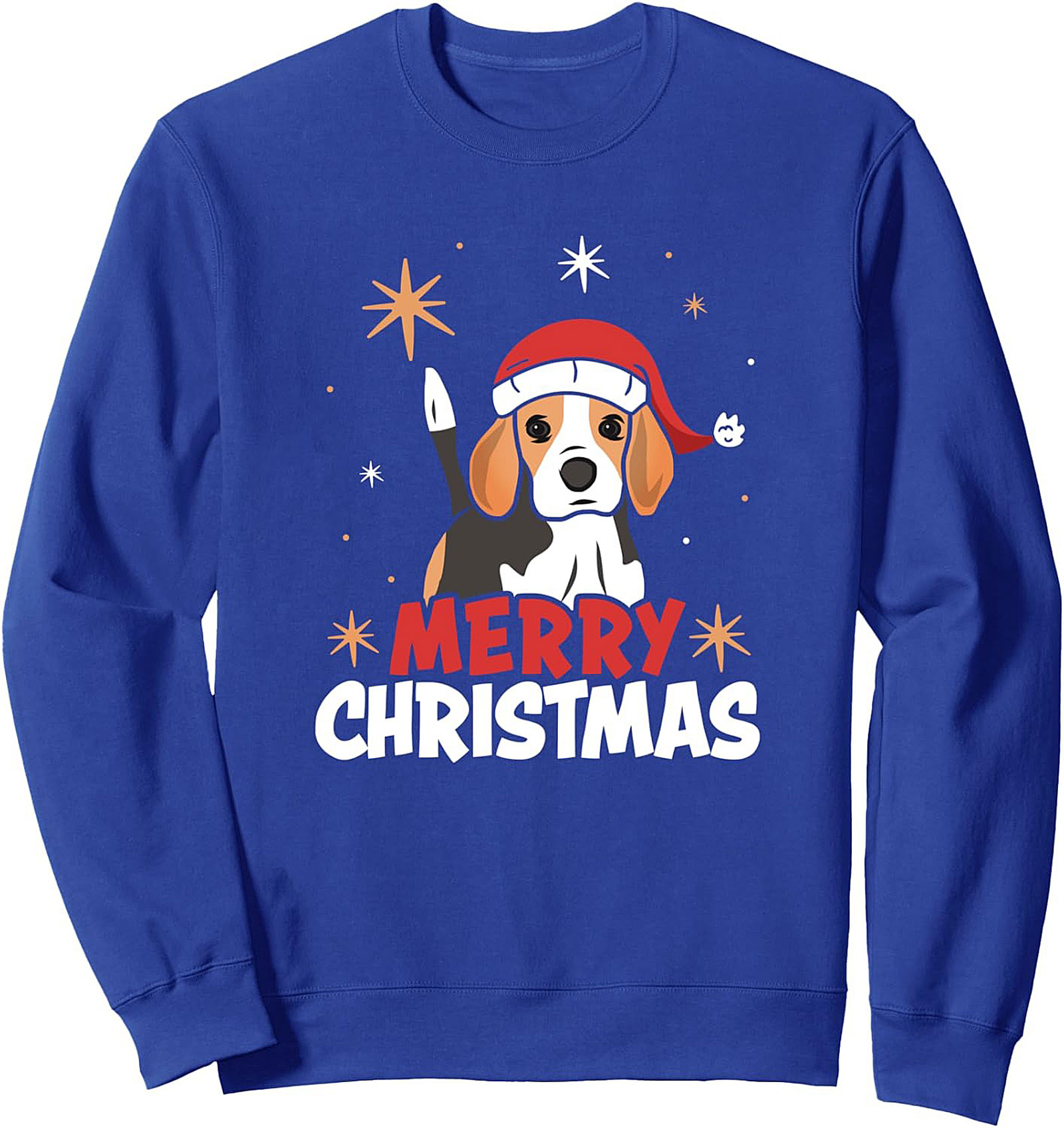 The Merry Beagle Christmas Crewneck Sweatshirt