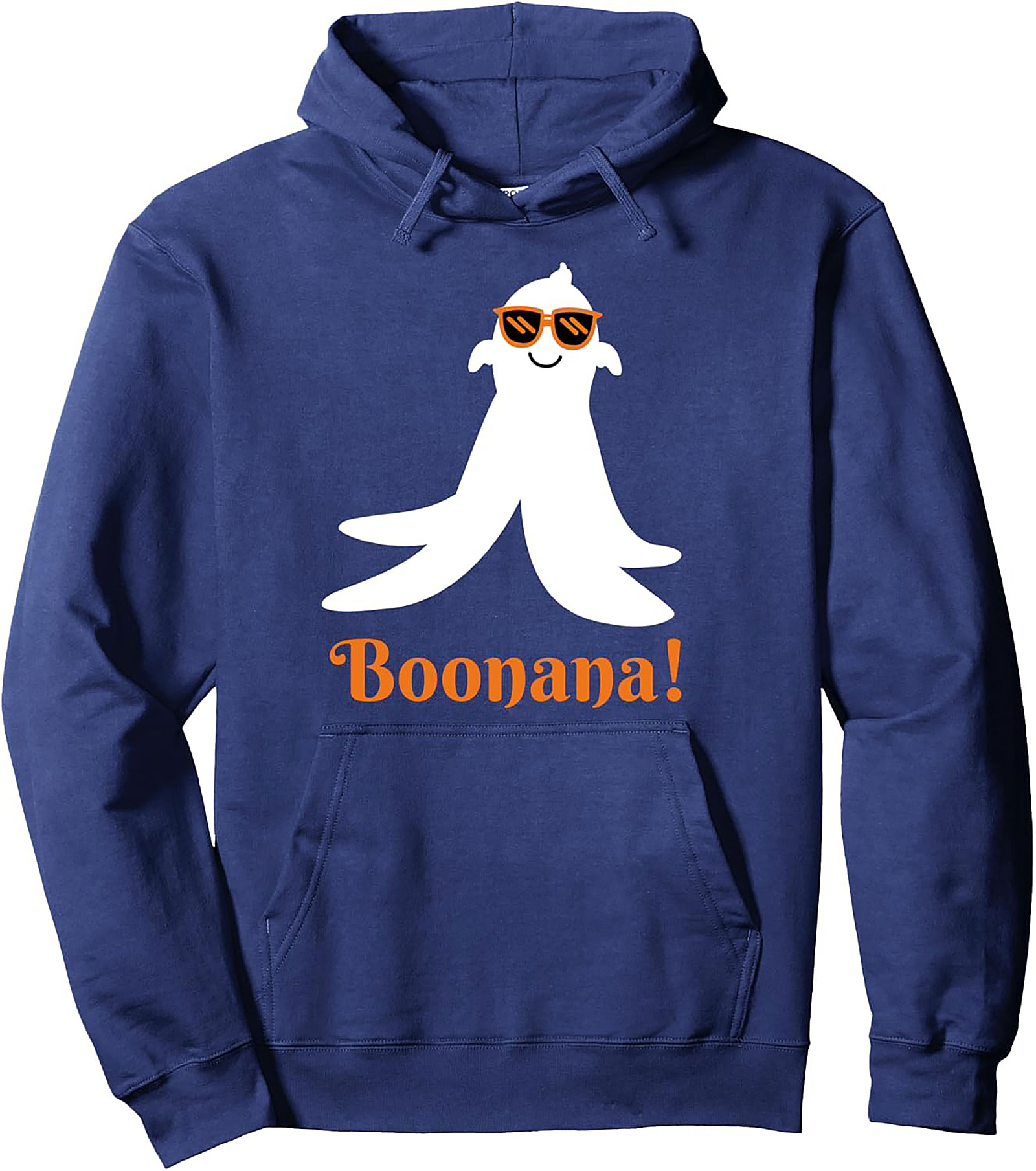 Boonana! Funny Banana Ghost Pullover Hoodie | Halloween Gift