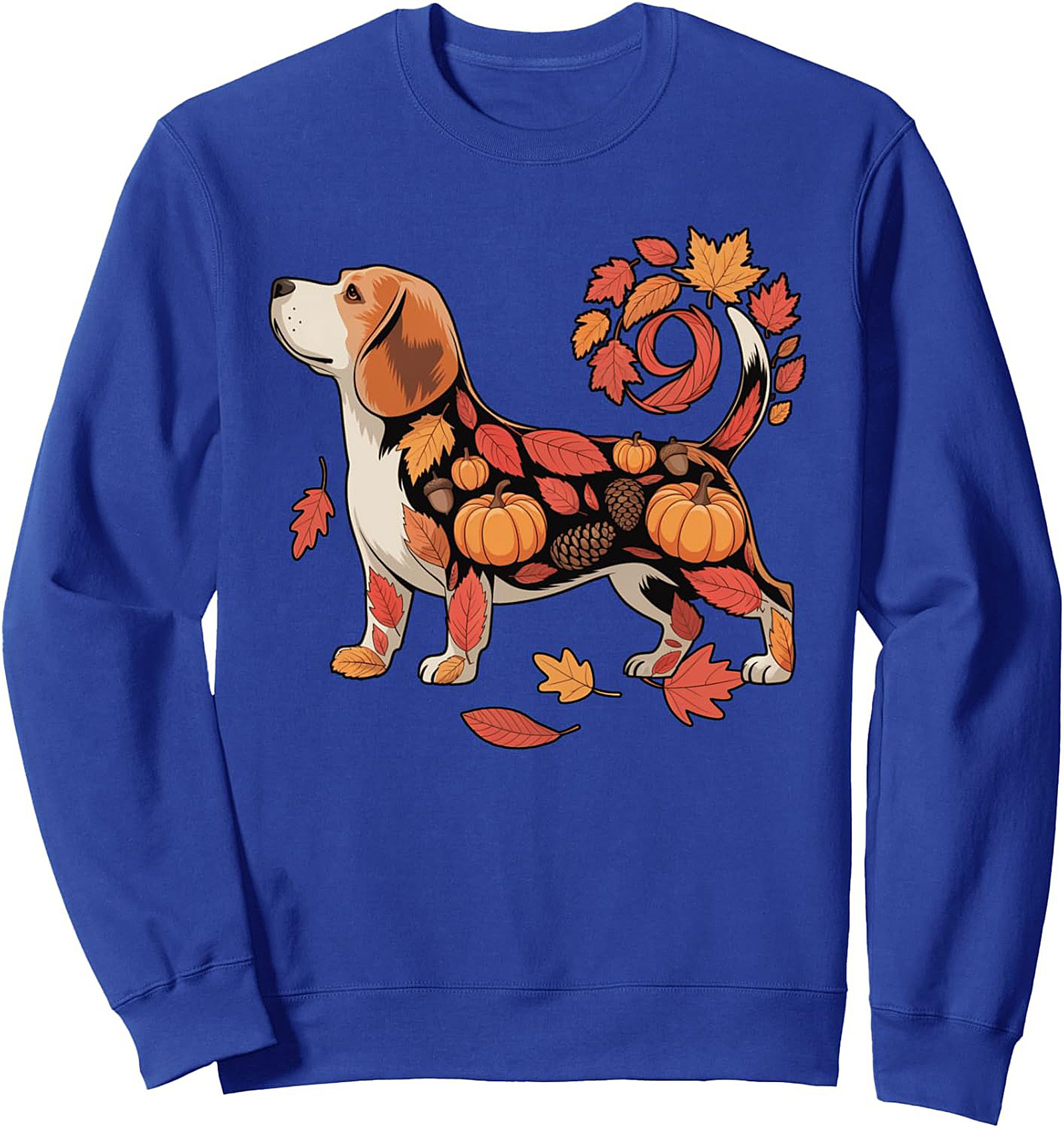 Beagle Fall Harvest Graphic Sweatshirt – Cozy Autumn Dog Lover Crewneck