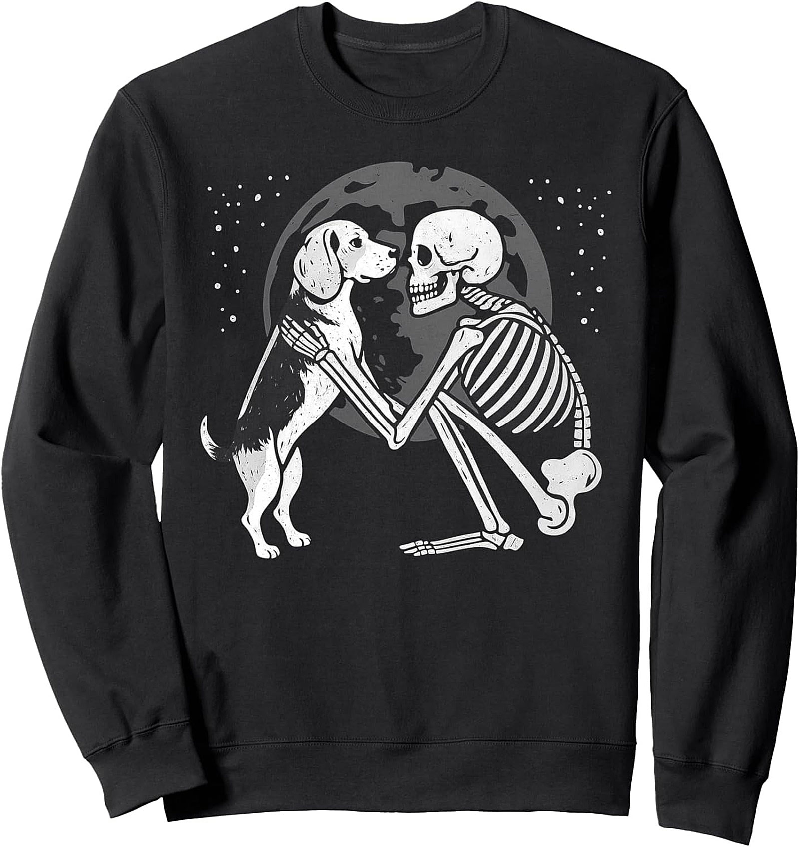 Beagle Lover Graphic Sweatshirt: Eternal Dog Companion Crewneck