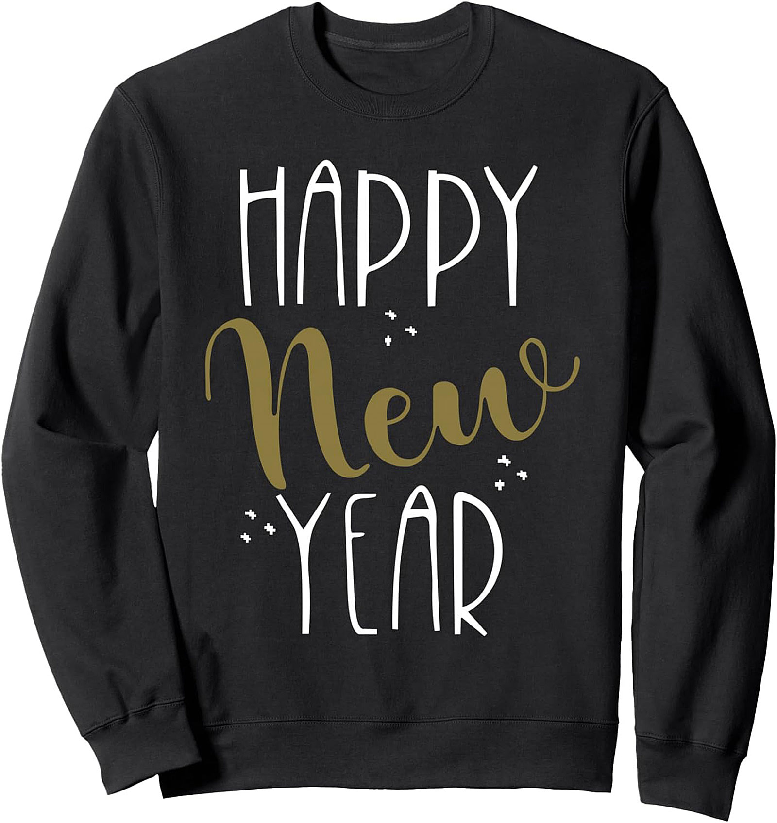Cozy Happy New Year Graphic Sweatshirt Unisex Crewneck