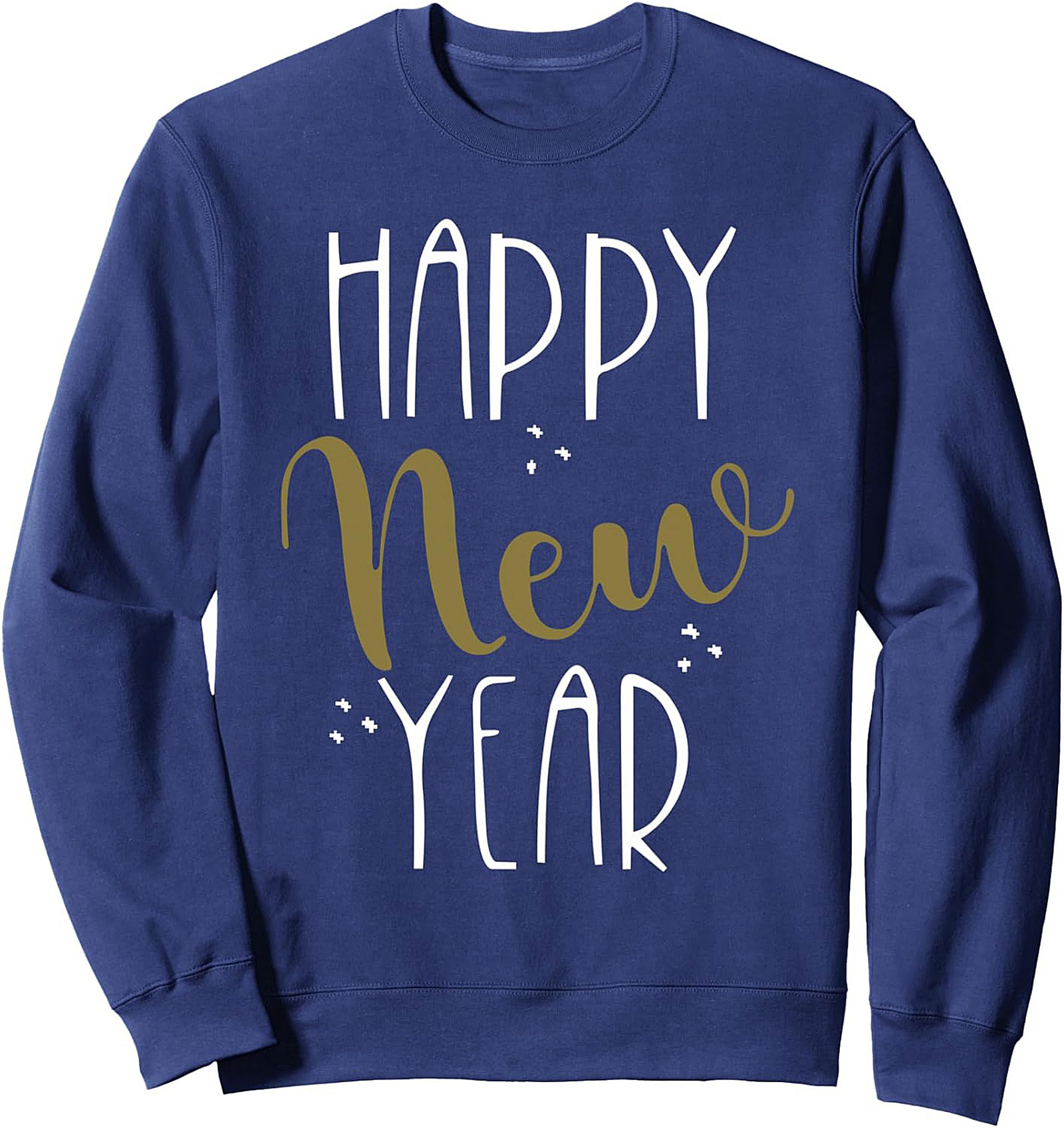 Cozy Happy New Year Graphic Sweatshirt Unisex Crewneck