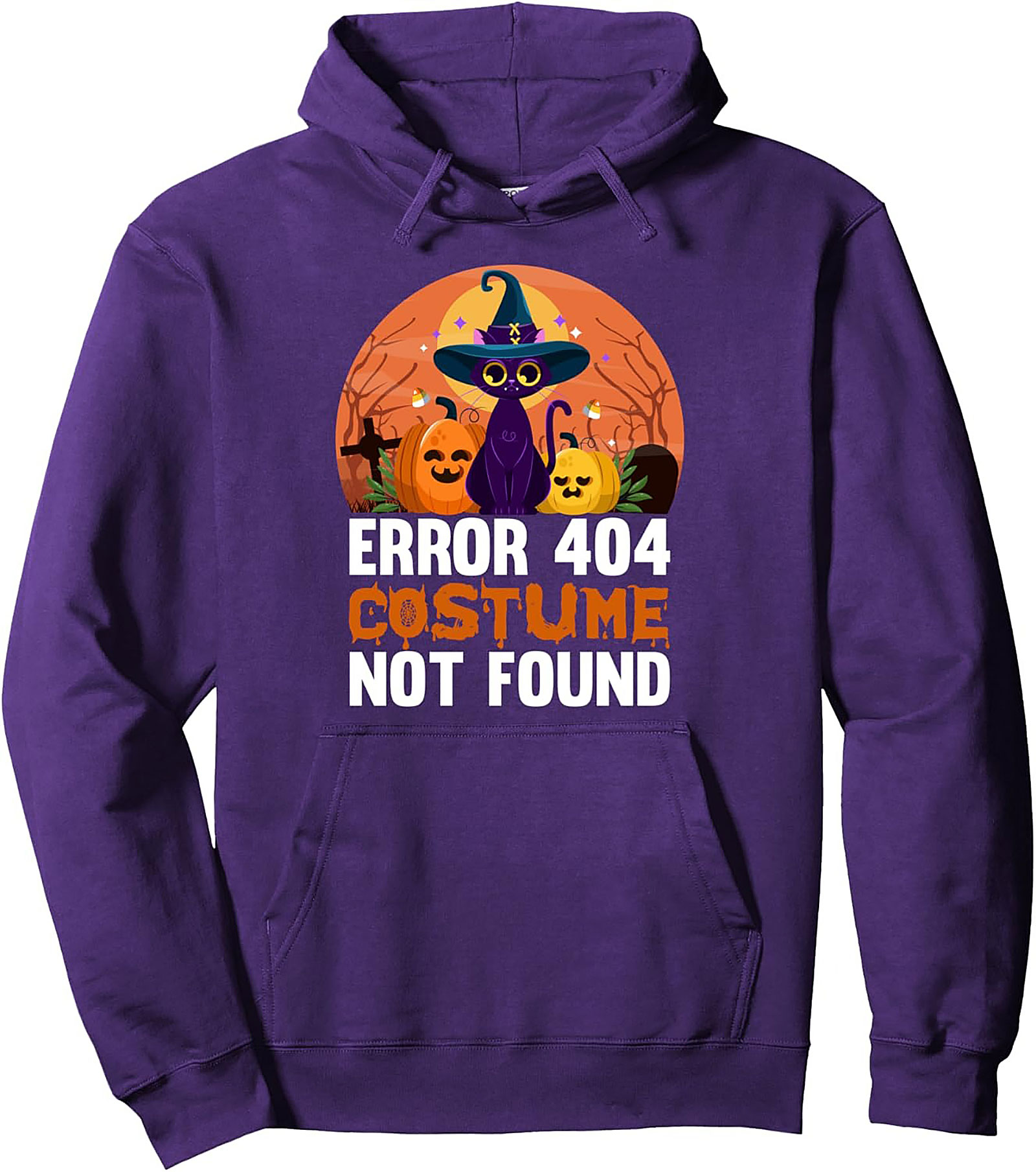 Error 404 Costume Not Found Hoodie | Funny Halloween Gift