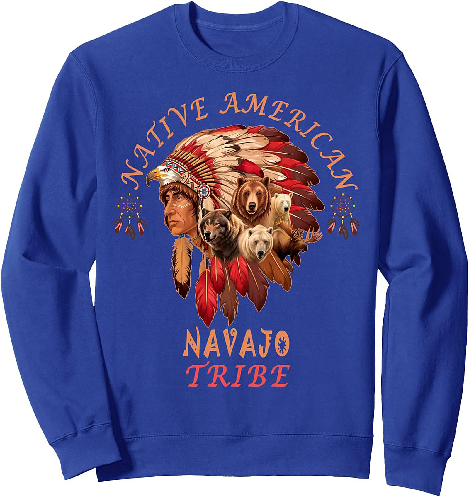 Navajo Tribe Graphic Sweatshirt Cozy Native American Pullover