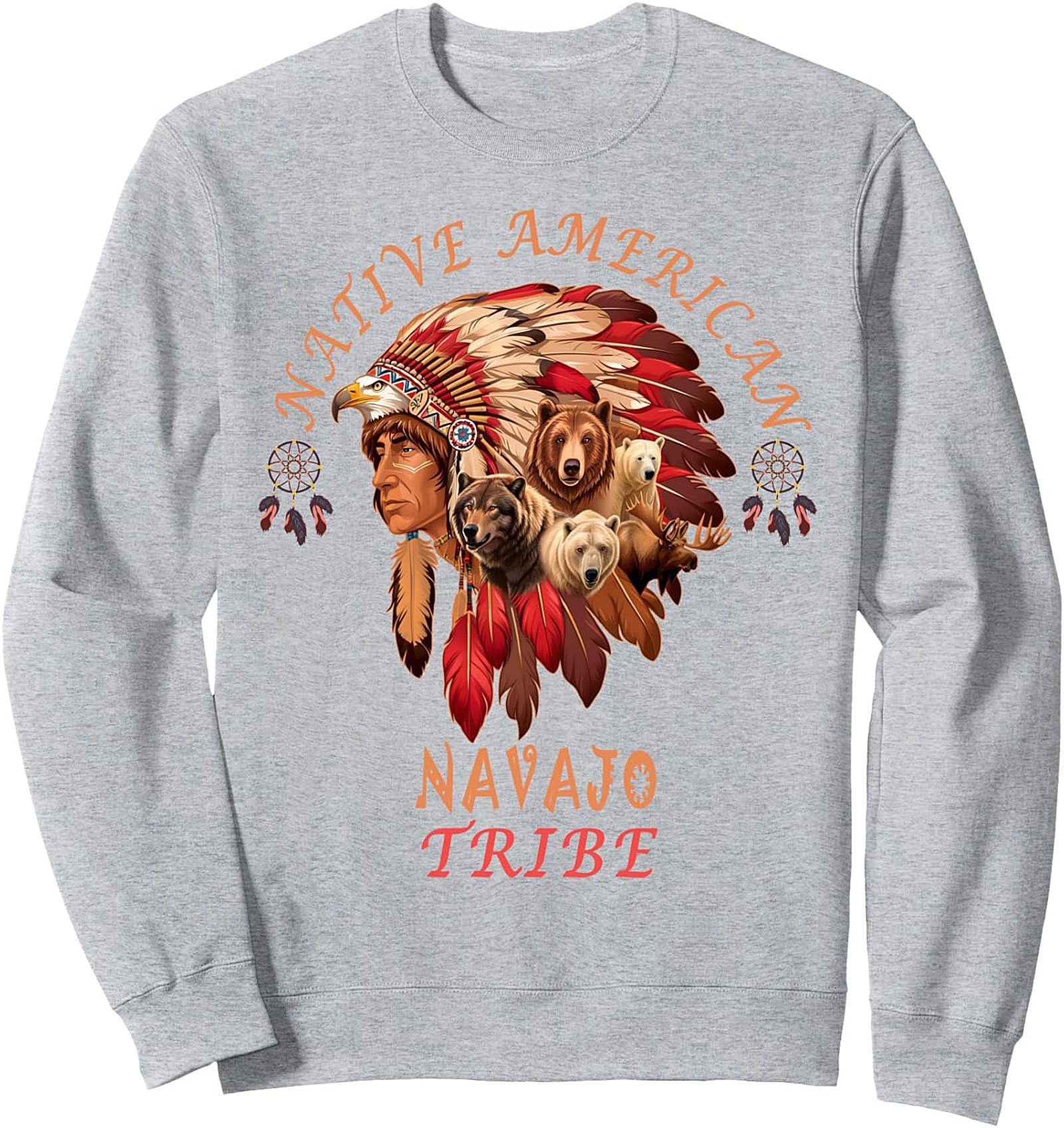 Navajo Tribe Graphic Sweatshirt Cozy Native American Pullover