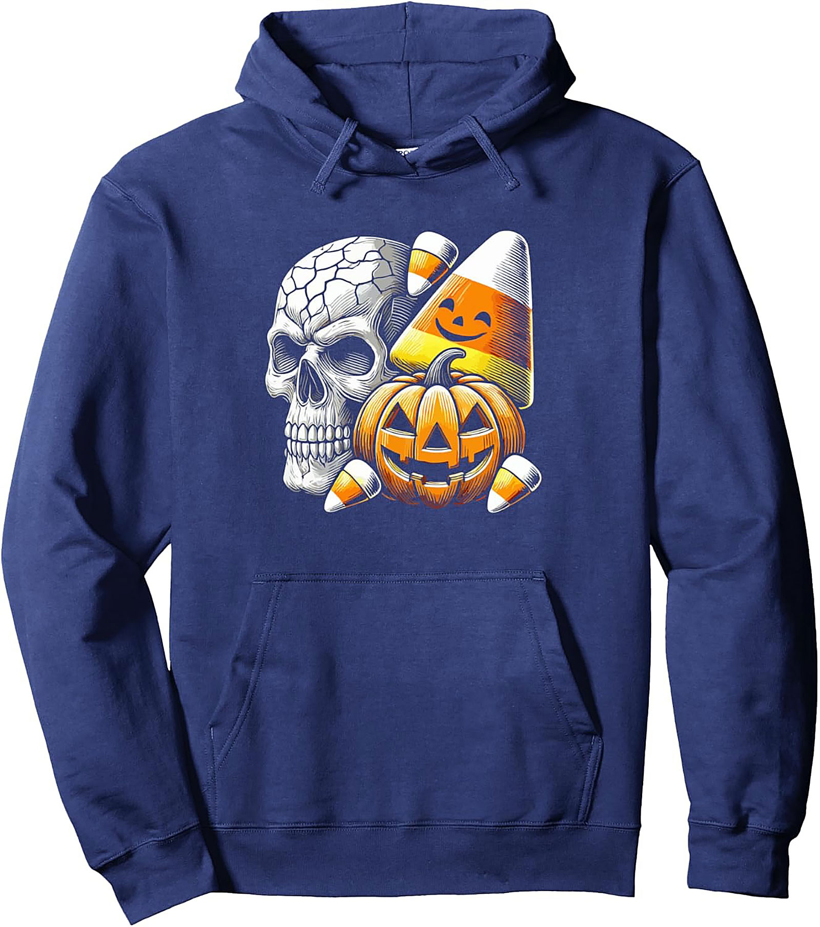 Halloween Skull Hoodie | Cozy Pullover for Spooky Season