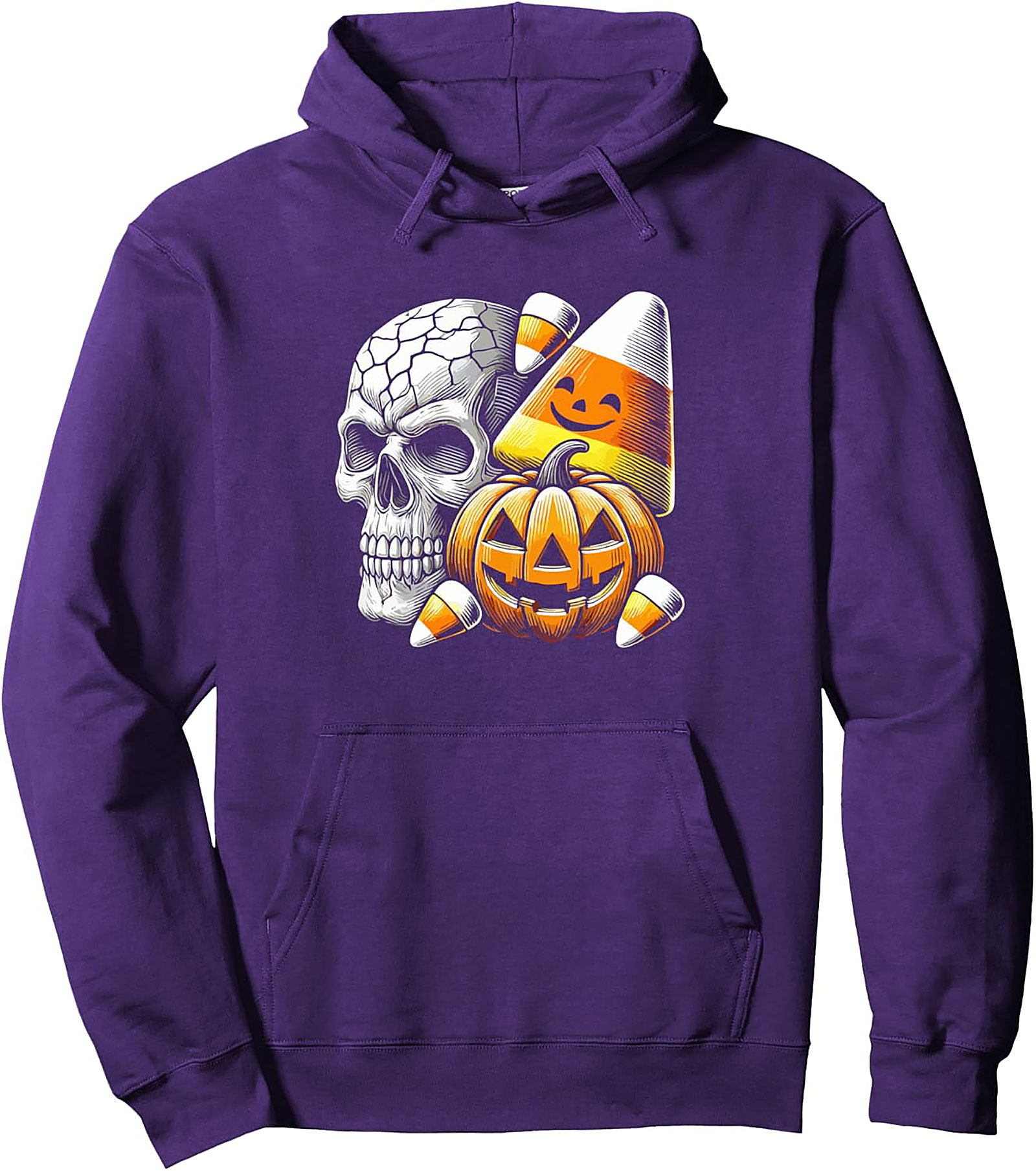 Halloween Skull Hoodie | Cozy Pullover for Spooky Season