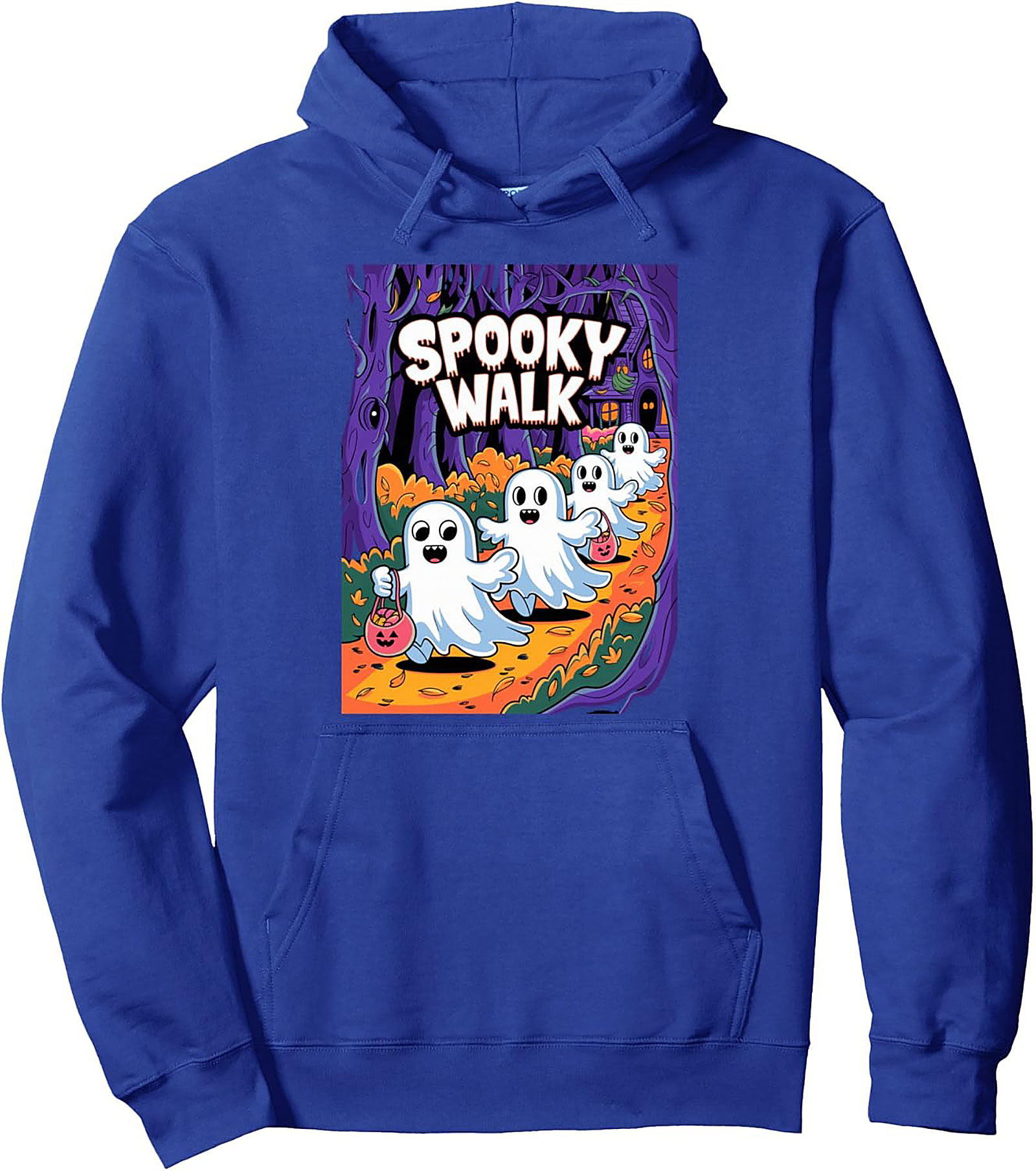 Cute Ghost Halloween Hoodie | Spooky Walk Pullover