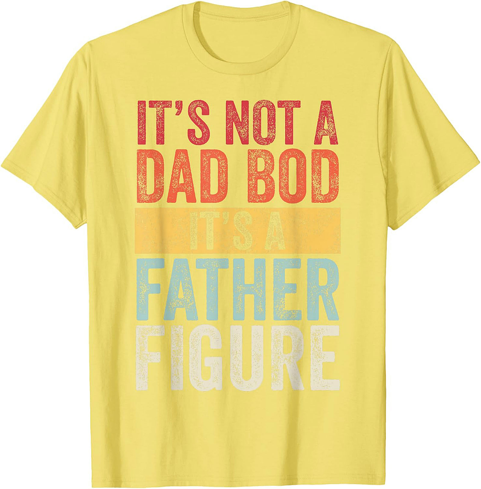 Funny Father Figure Dad Bod Sweatshirt Retro Crewneck