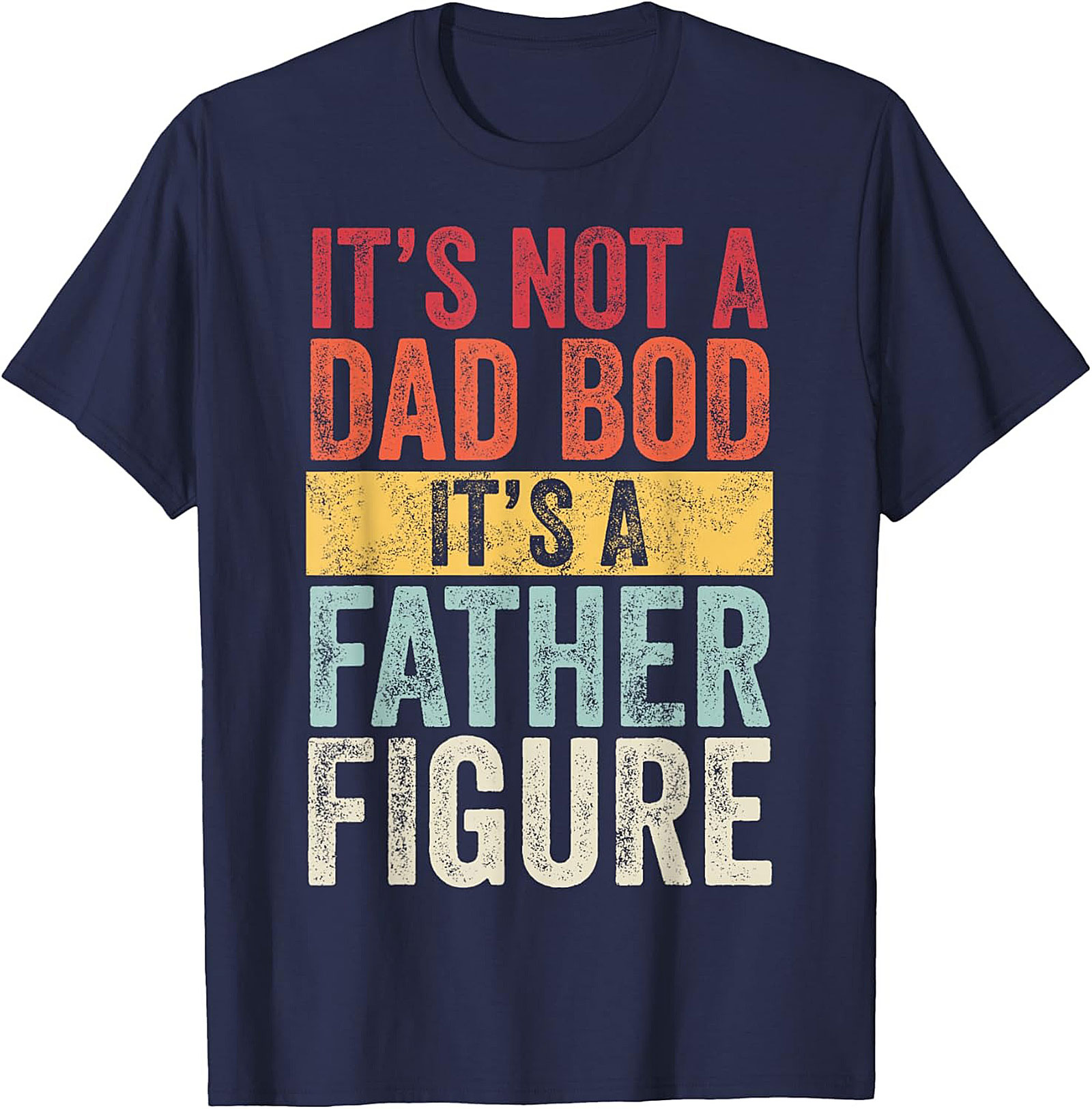 Funny Father Figure Dad Bod Sweatshirt Retro Crewneck