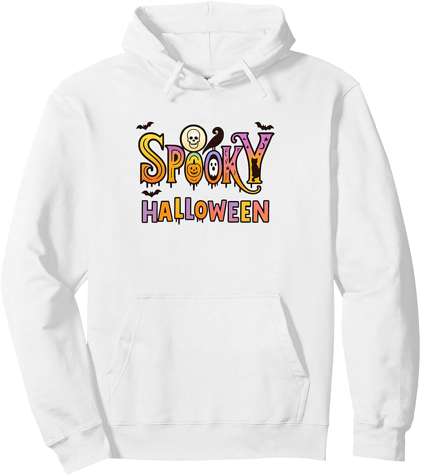 Spooky Halloween Pullover Hoodie | Cozy Fall Graphic