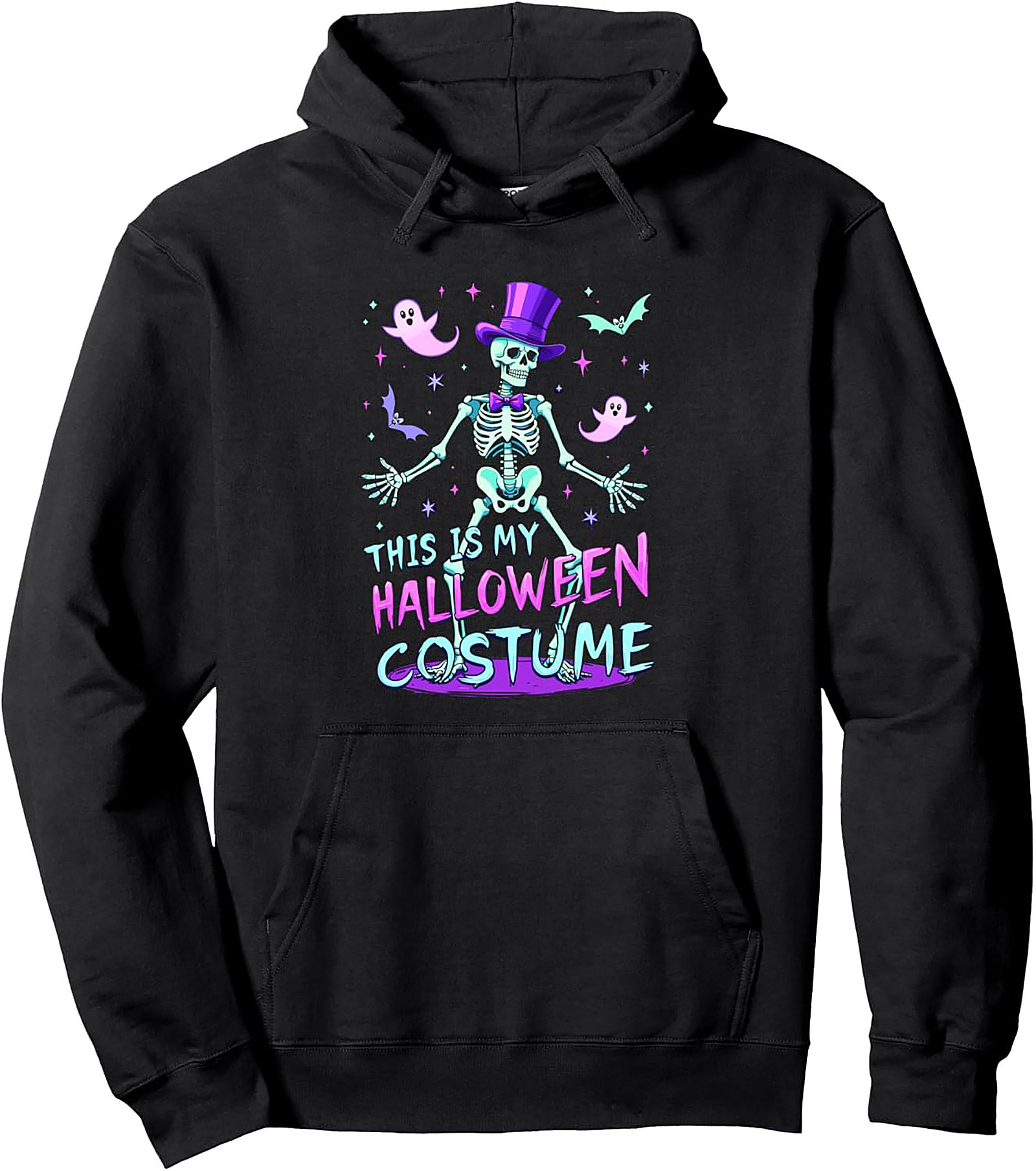 Funny Skeleton Halloween Pullover Hoodie – Unisex Fit