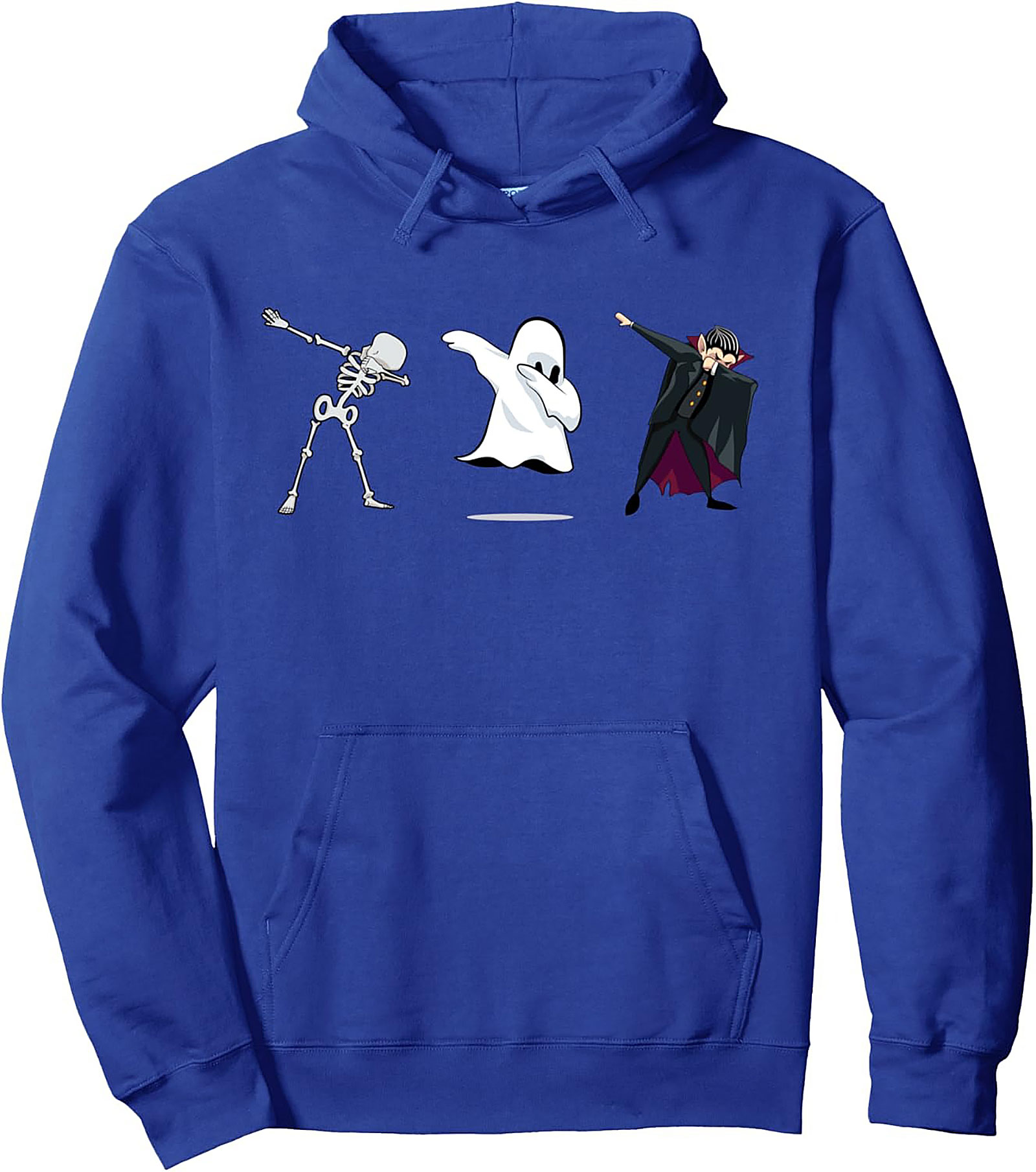 Dabbing Halloween Graphic Hoodie | Skeleton Ghost Dab