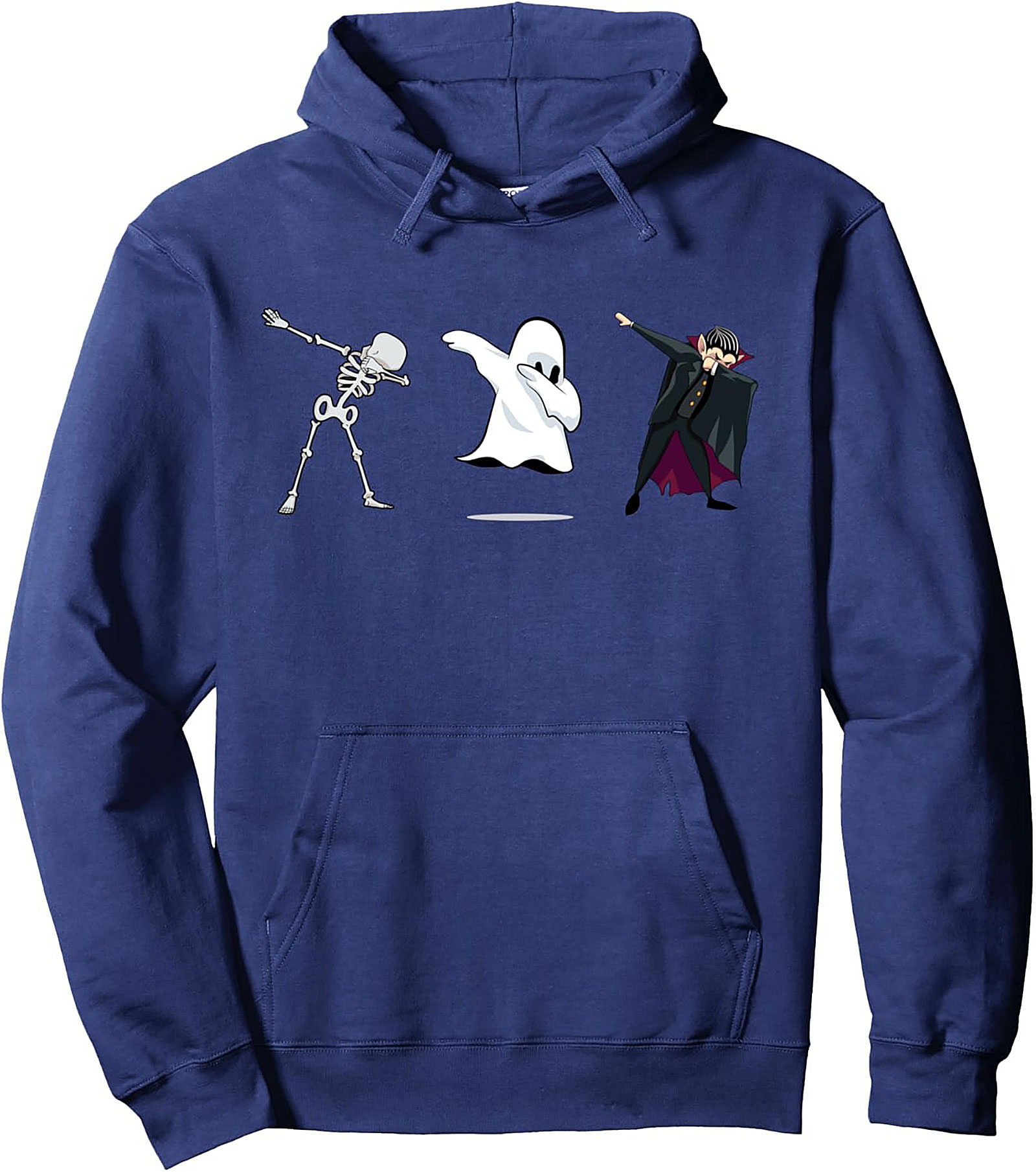 Dabbing Halloween Graphic Hoodie | Skeleton Ghost Dab