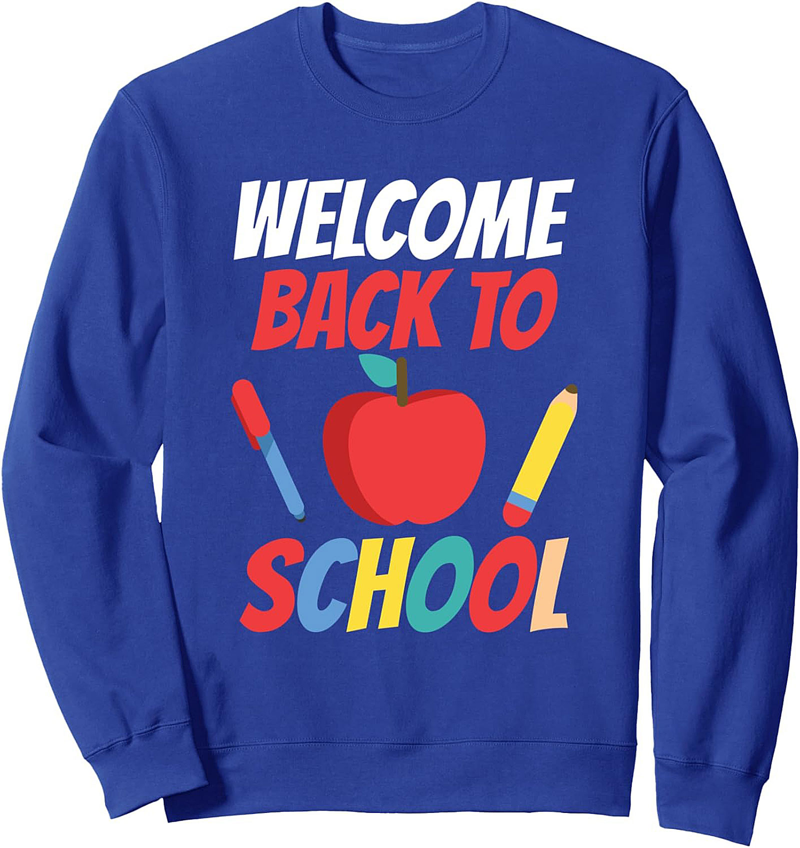 Welcome Back to School Sweatshirt | Cozy Teacher Crewneck Pullover