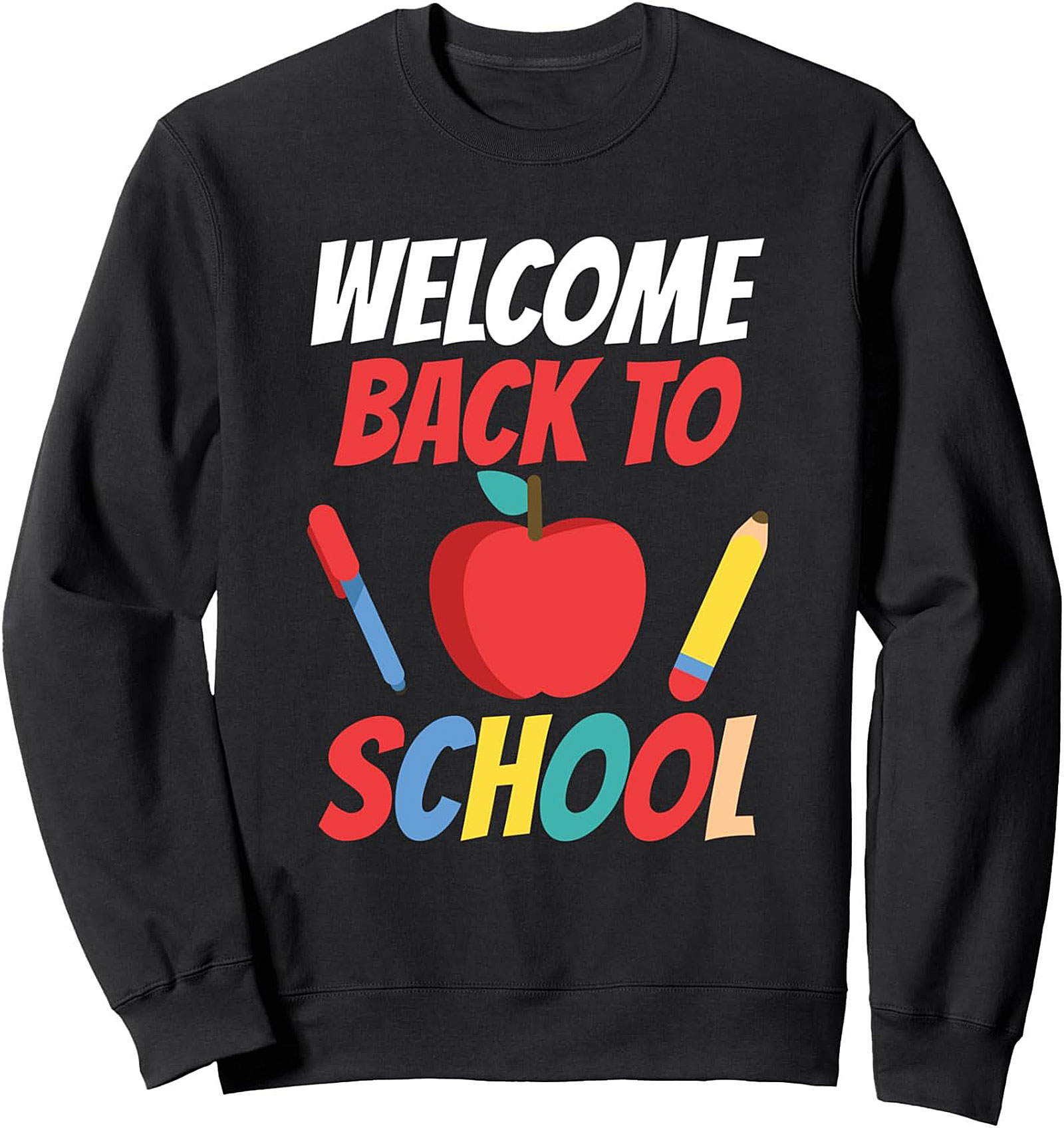 Welcome Back to School Sweatshirt | Cozy Teacher Crewneck Pullover