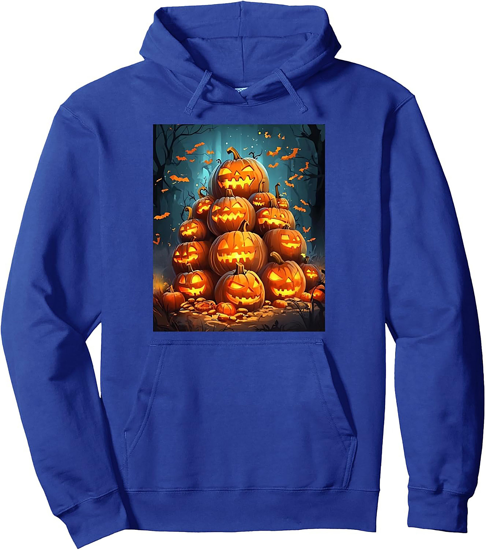 Jack-O-Lantern Pullover Hoodie | Cozy Halloween Graphic