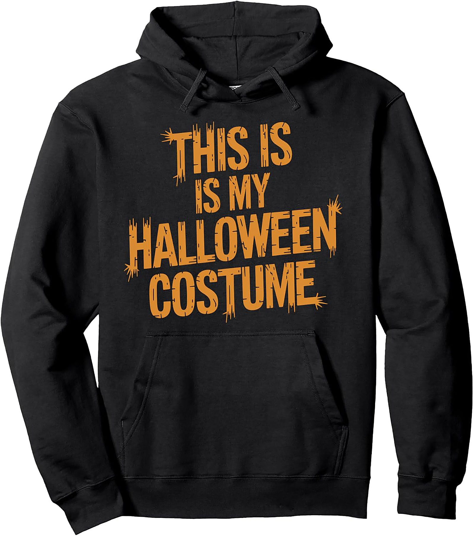 Funny Halloween Costume Pullover Hoodie | Low Effort