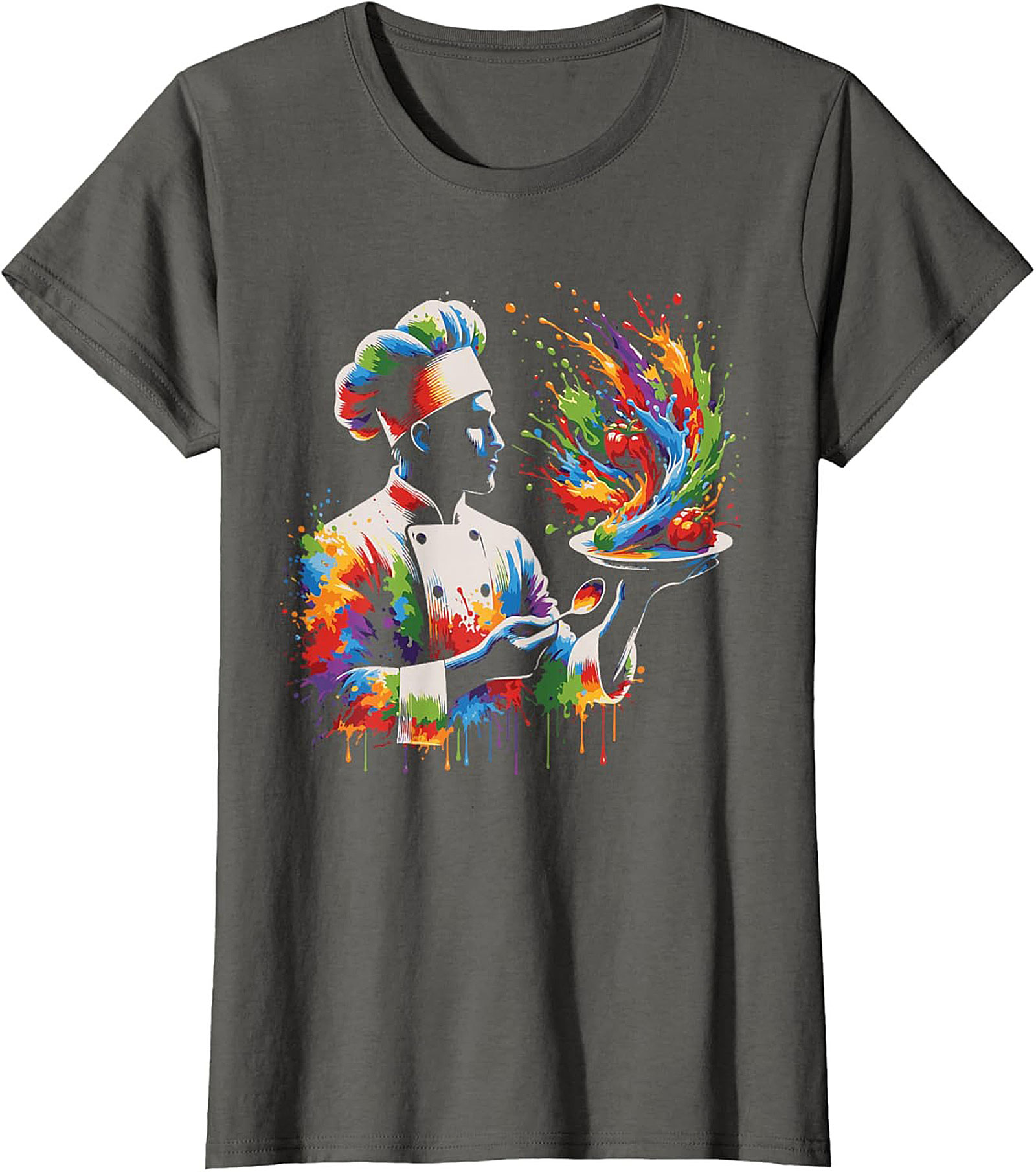 Abstract Chef Crewneck Sweatshirt Culinary Art Pullover