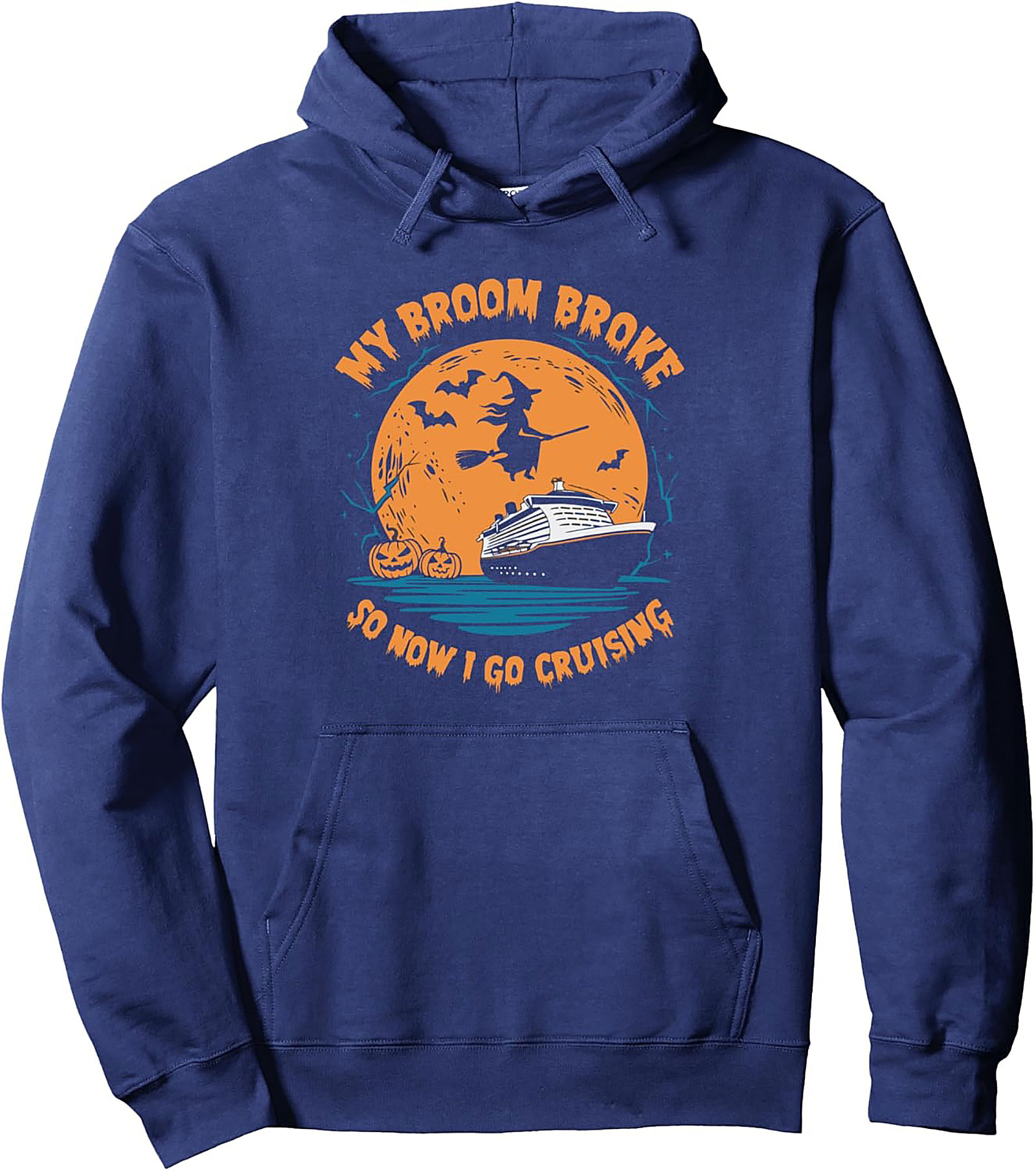Funny Cruise Halloween Pullover Hoodie | Witch Gift