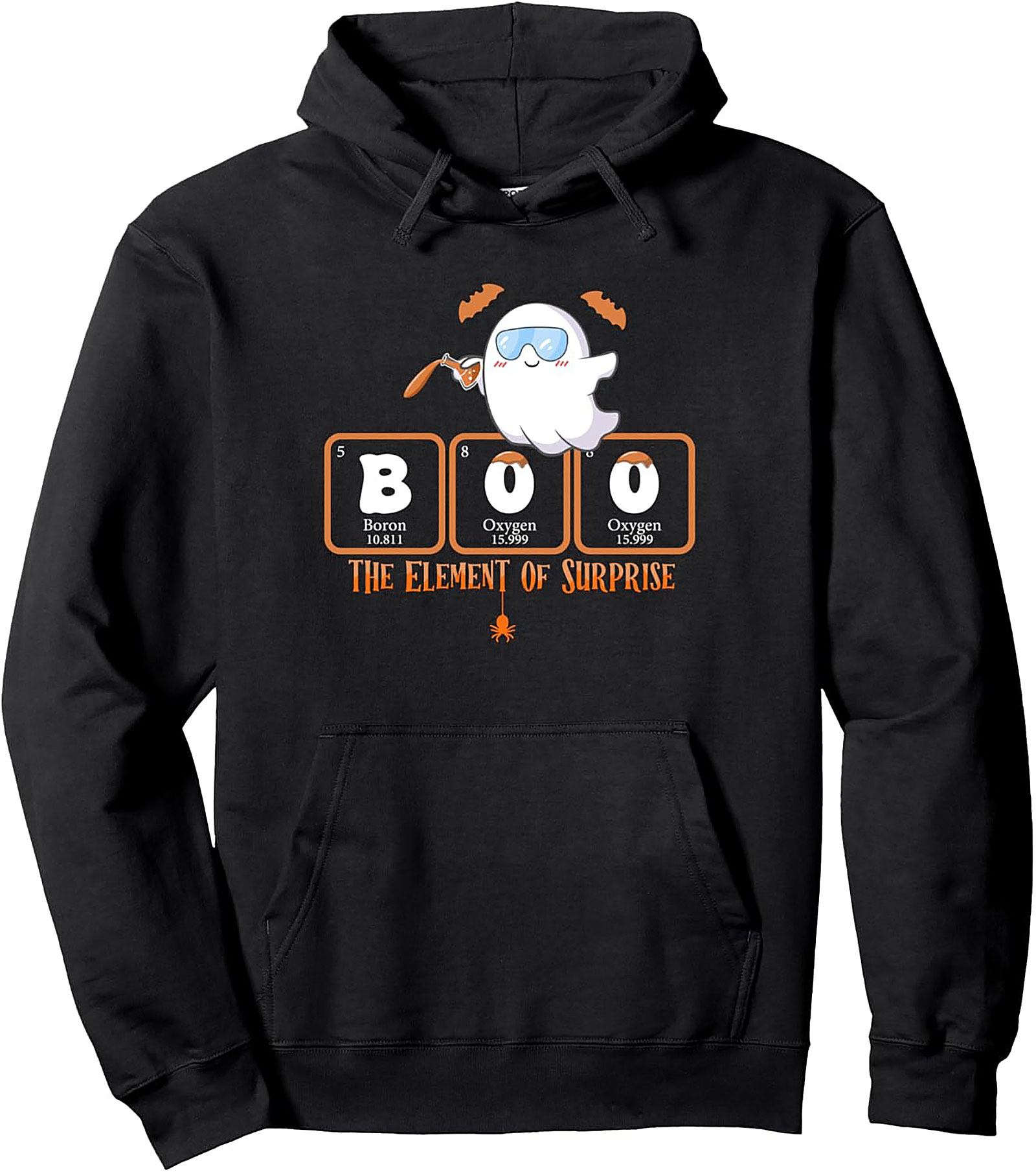 BOO Element of Surprise Science Halloween Pullover Hoodie
