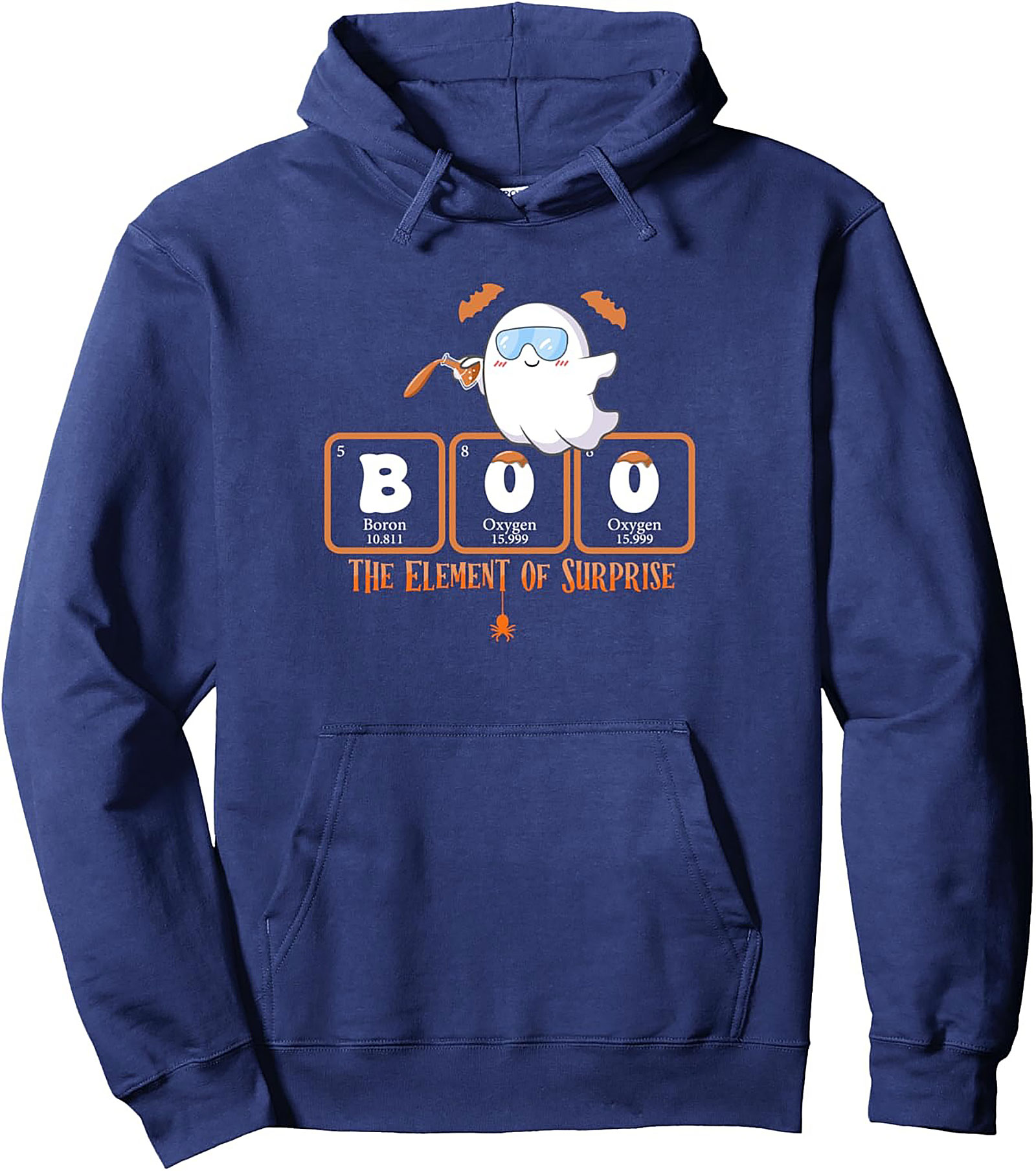 BOO Element of Surprise Science Halloween Pullover Hoodie